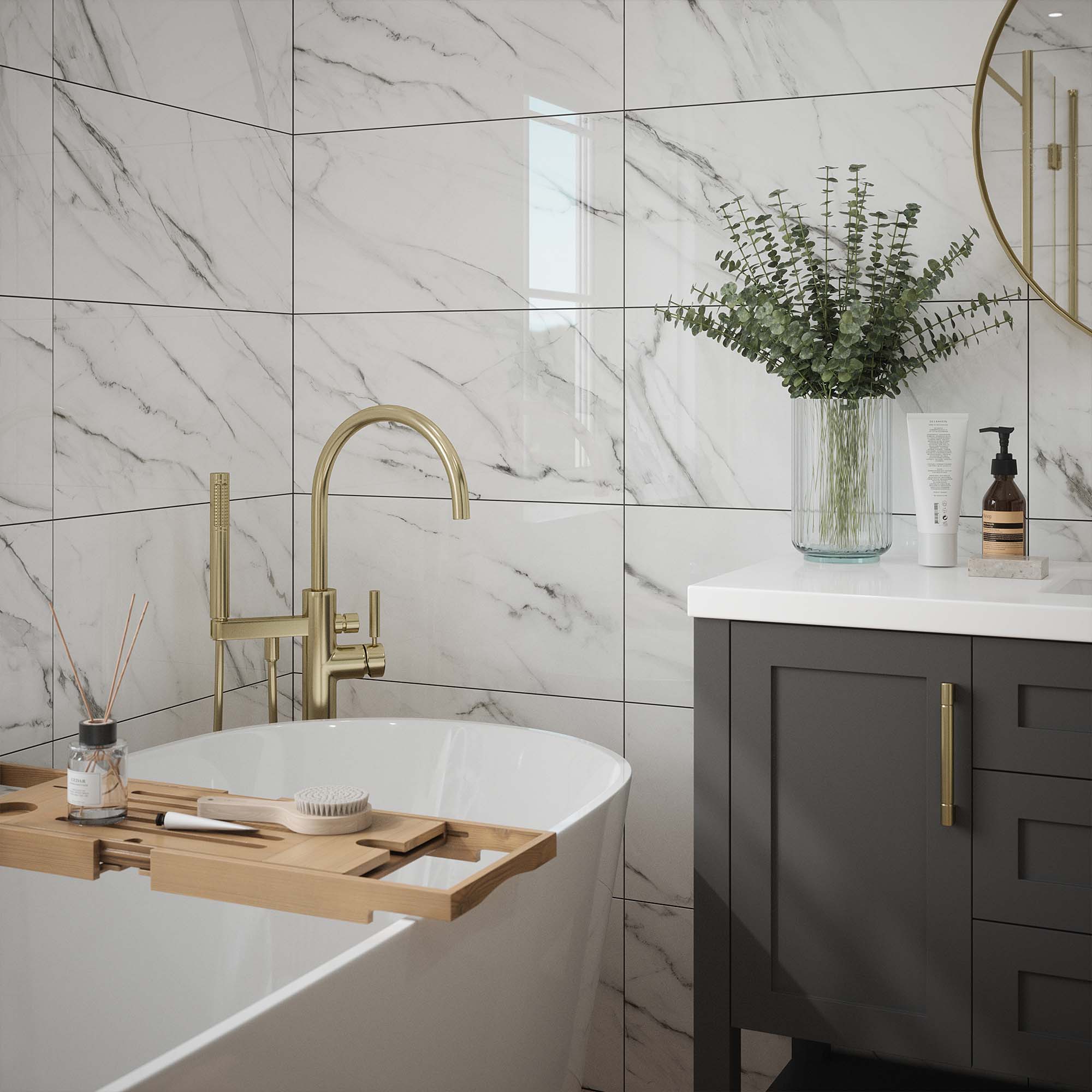 Clarence Gloss - Smooth Ceramic Wall Tile - Image 3