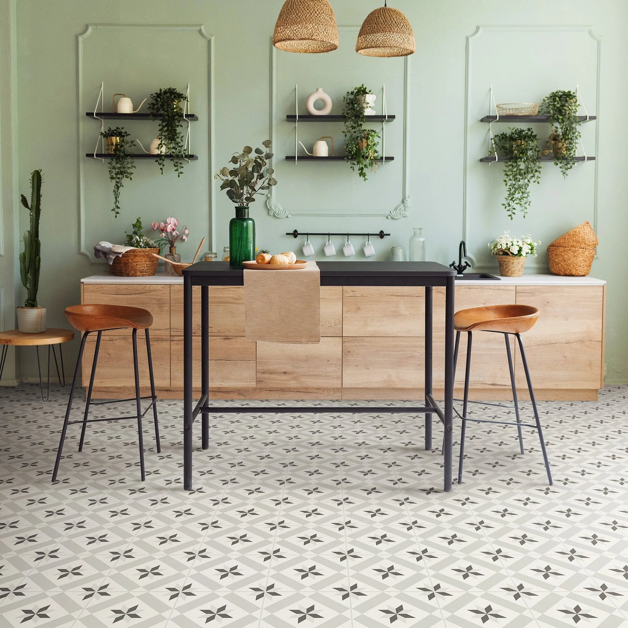 Art Tile - Retro Water-resistant 8mm Laminate Flooring (122533) - Image 4