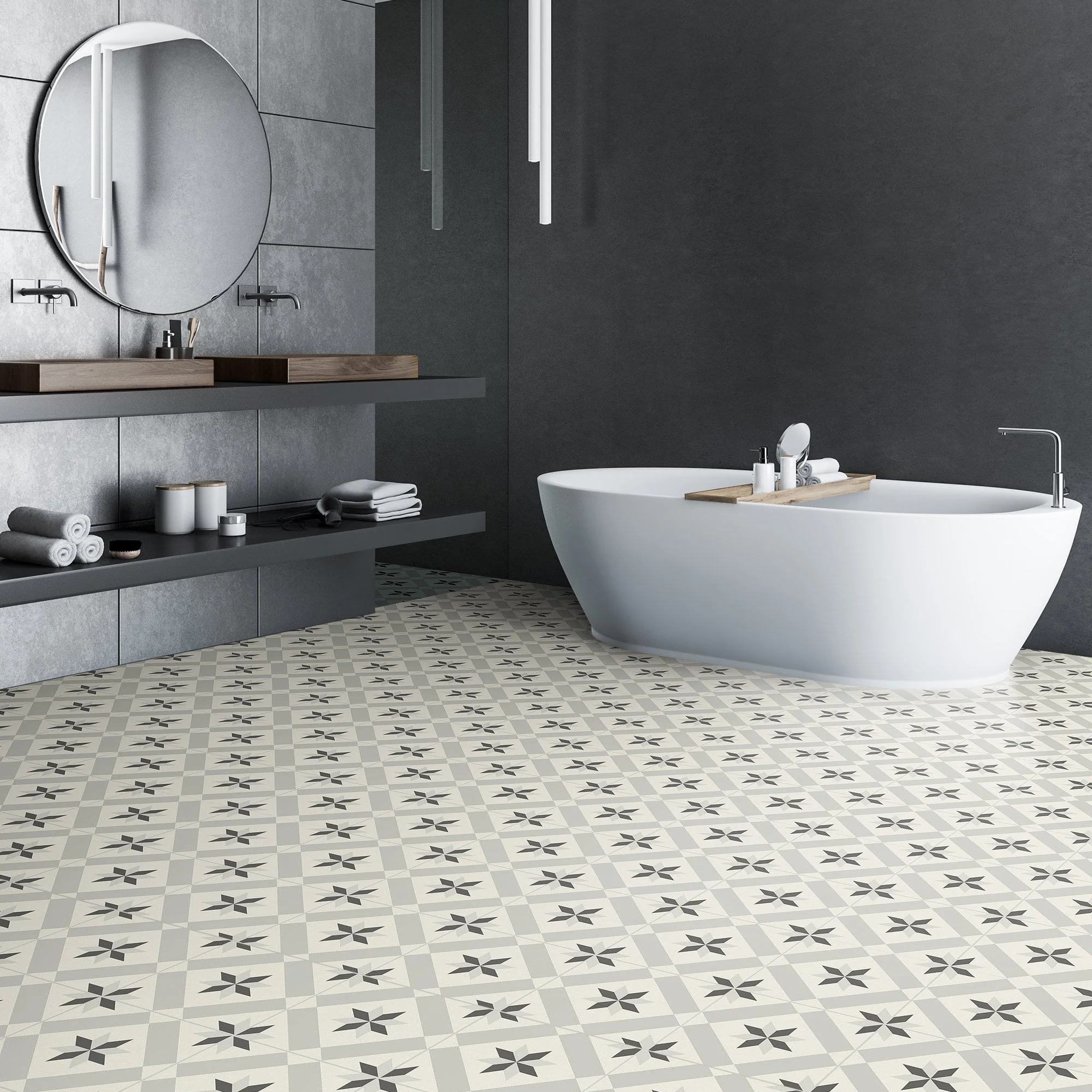 Art Tile - Retro Water-resistant 8mm Laminate Flooring (122533) - Image 5