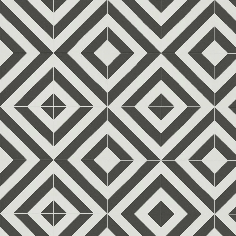Black and White - Retro Water-resistant 8mm Laminate Flooring (122534) - Image 2