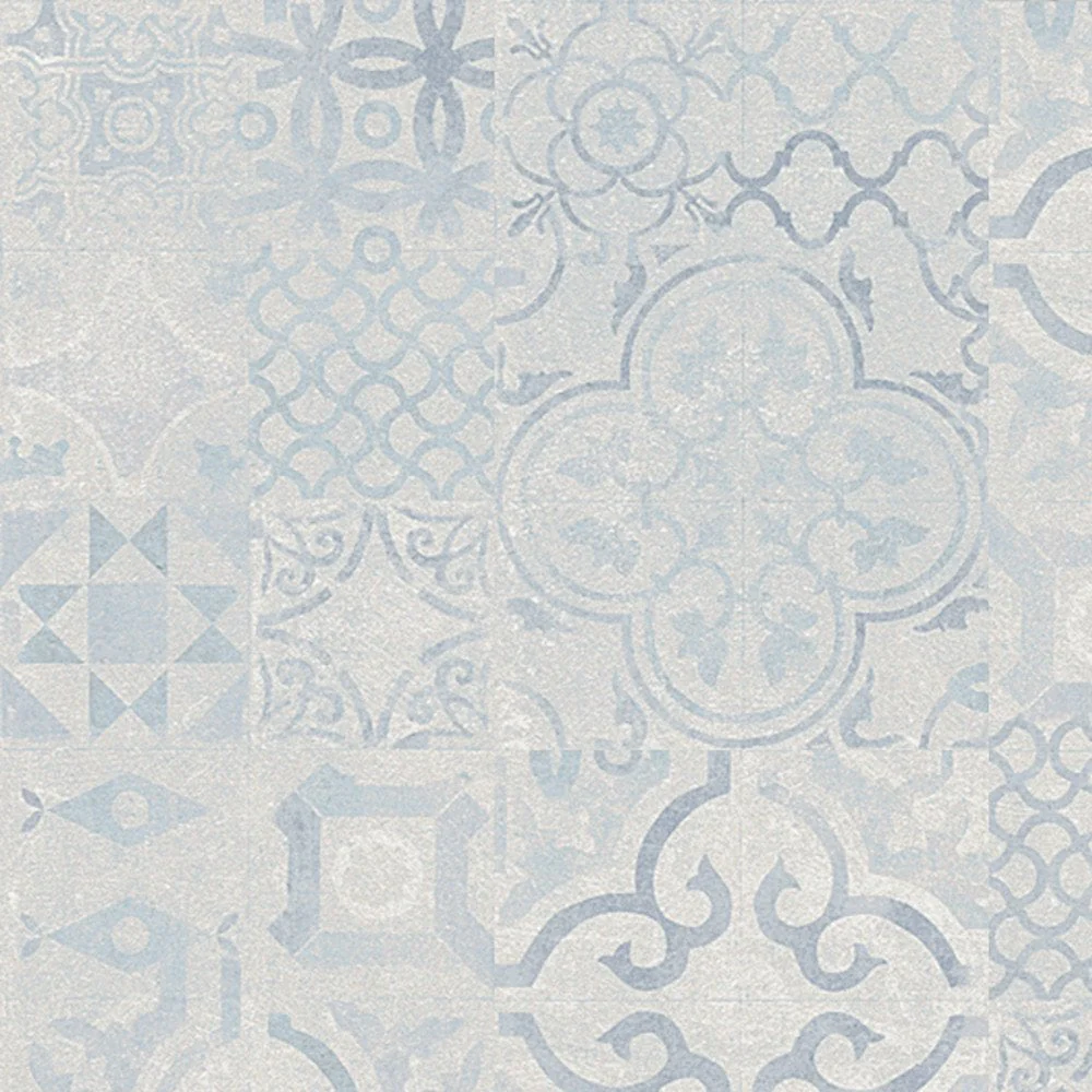 Blue Tile - Retro Water-resistant 8mm Laminate Flooring (122536) - Image 2