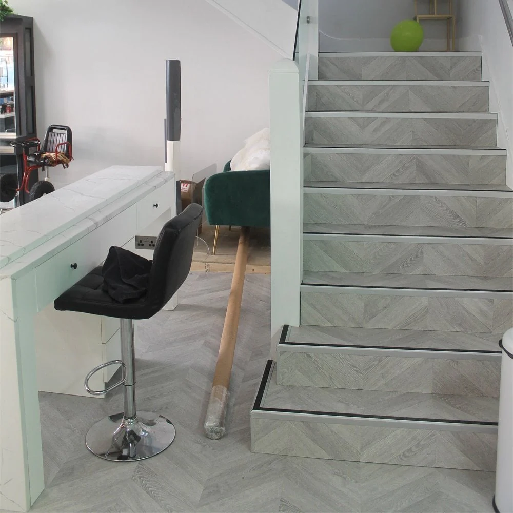 Light Grey - Masterpieces Water-resistant 8mm Matt Laminate Flooring (84209) - Image 4