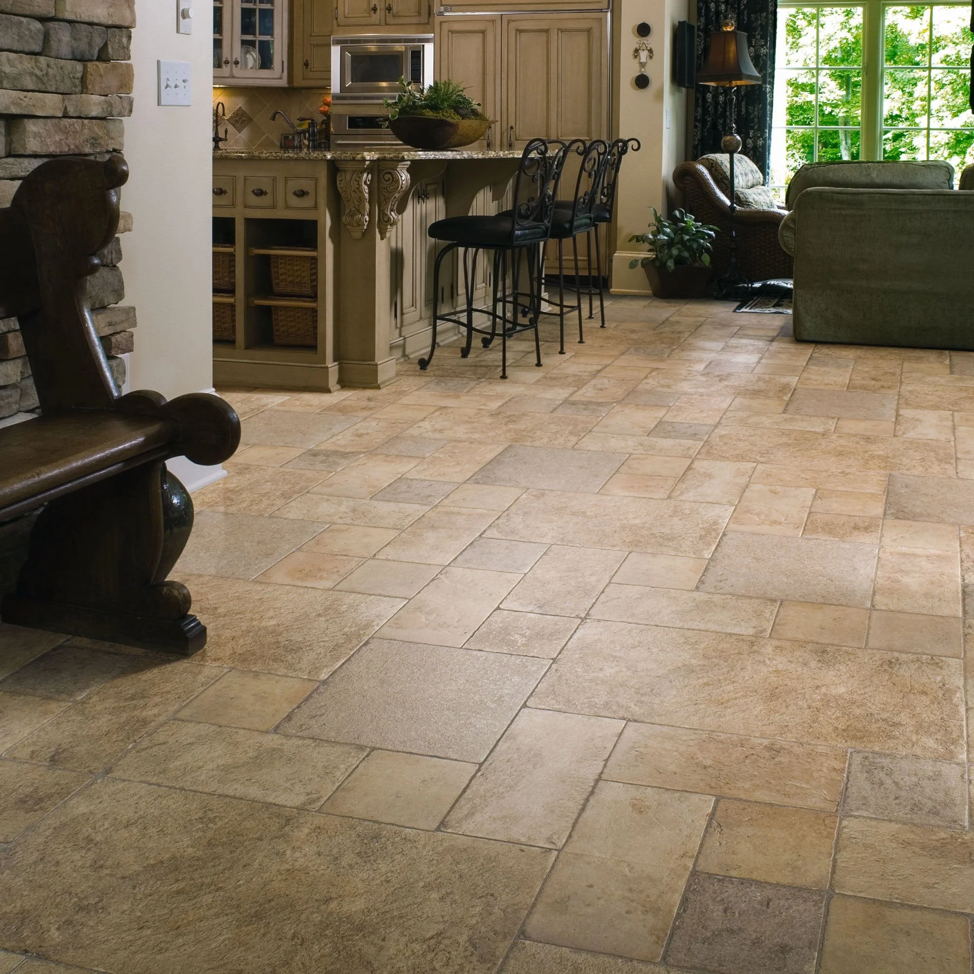 Palatino Vesubio - Stone Effects Water-resistant 8mm Laminate Flooring (84216) - Image 3