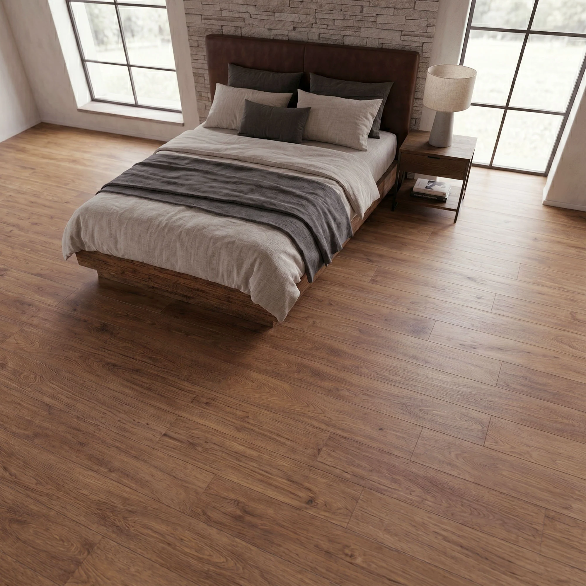 Firebrand Oak - Eurohome Vario+ 12mm Laminate Flooring - Image 3