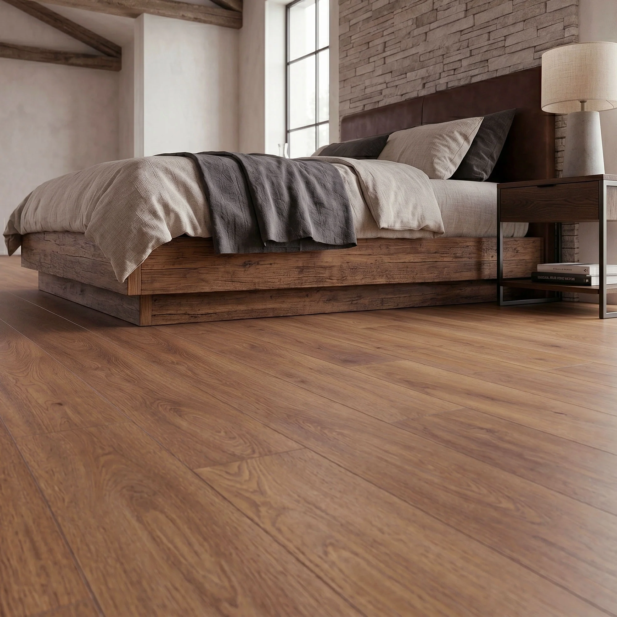 Firebrand Oak - Eurohome Vario+ 12mm Laminate Flooring - Image 4