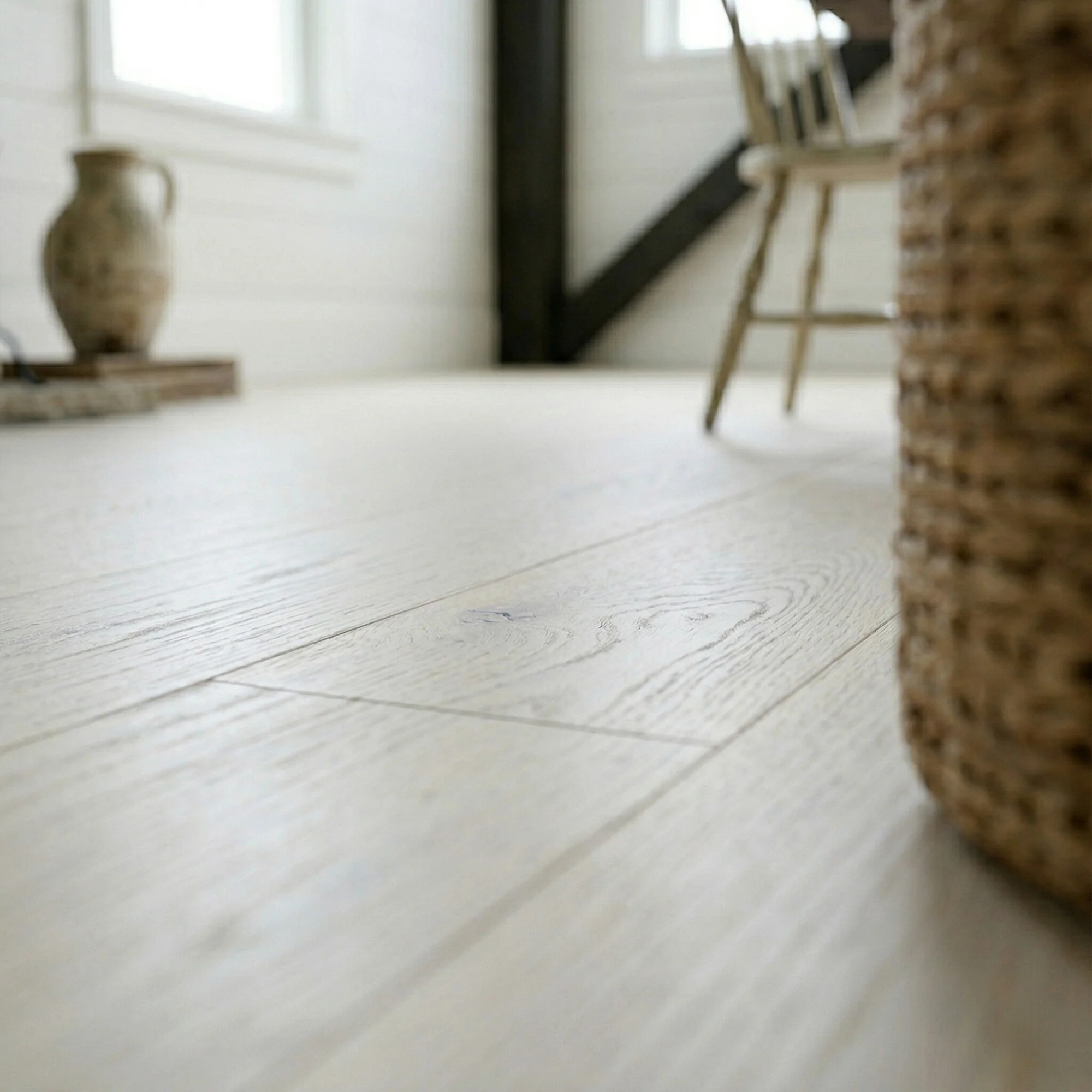 Ivory Oak - 14mm Wide UV Lacquered Engineered Real Wood Flooring - Image 4