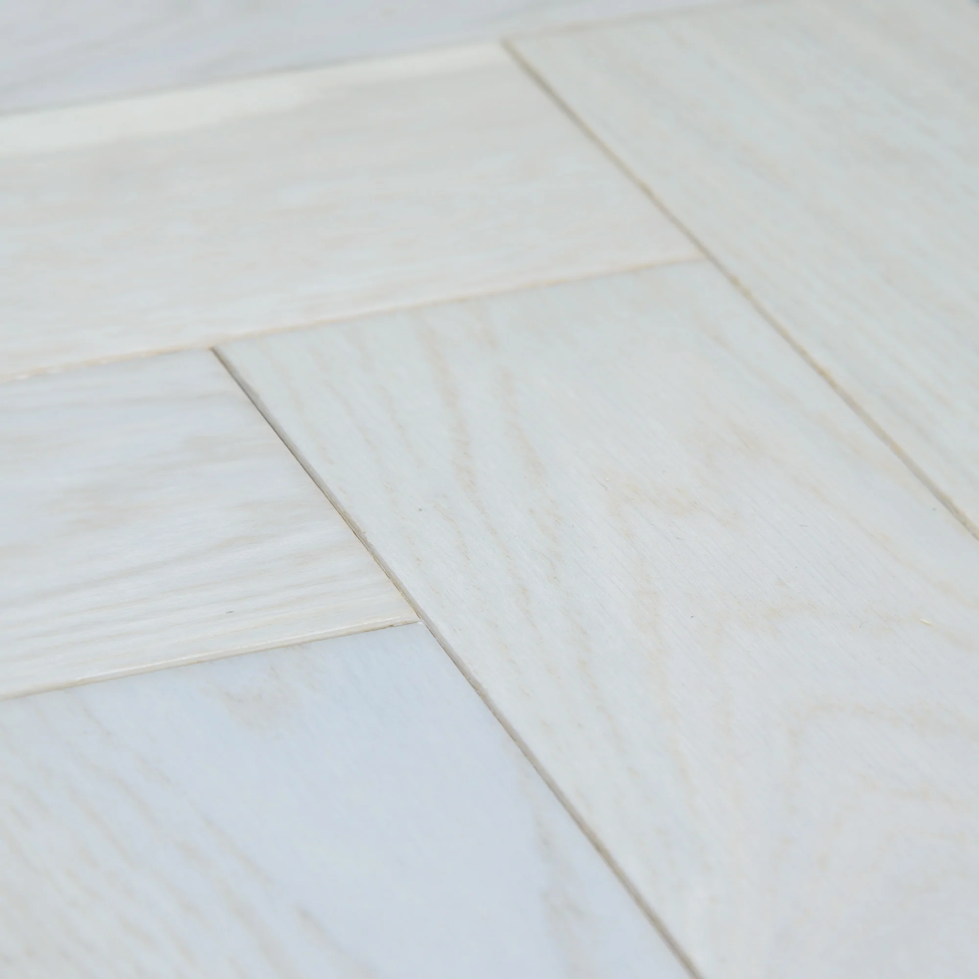 Ivory Oak - Herringbone 14mm UV Lacquered Engineered Real Wood Flooring - Image 4