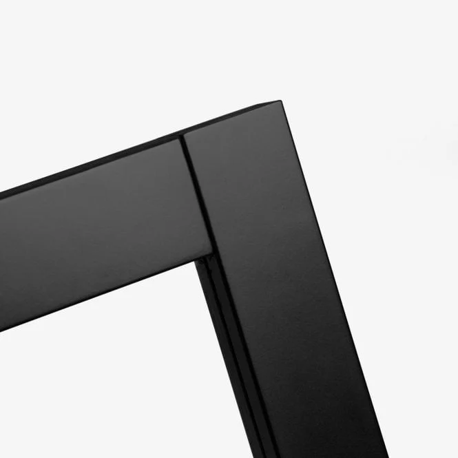 Jet Black Internal Fully Finished Industrial Studio 3 Light Clear Glass Made-to-Measure Door (120536) - Image 4