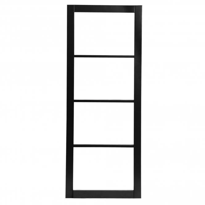 Jet Black Internal Fully Finished Industrial Studio 4 Light Clear Glass Made-to-Measure Door (120539) - Image 3