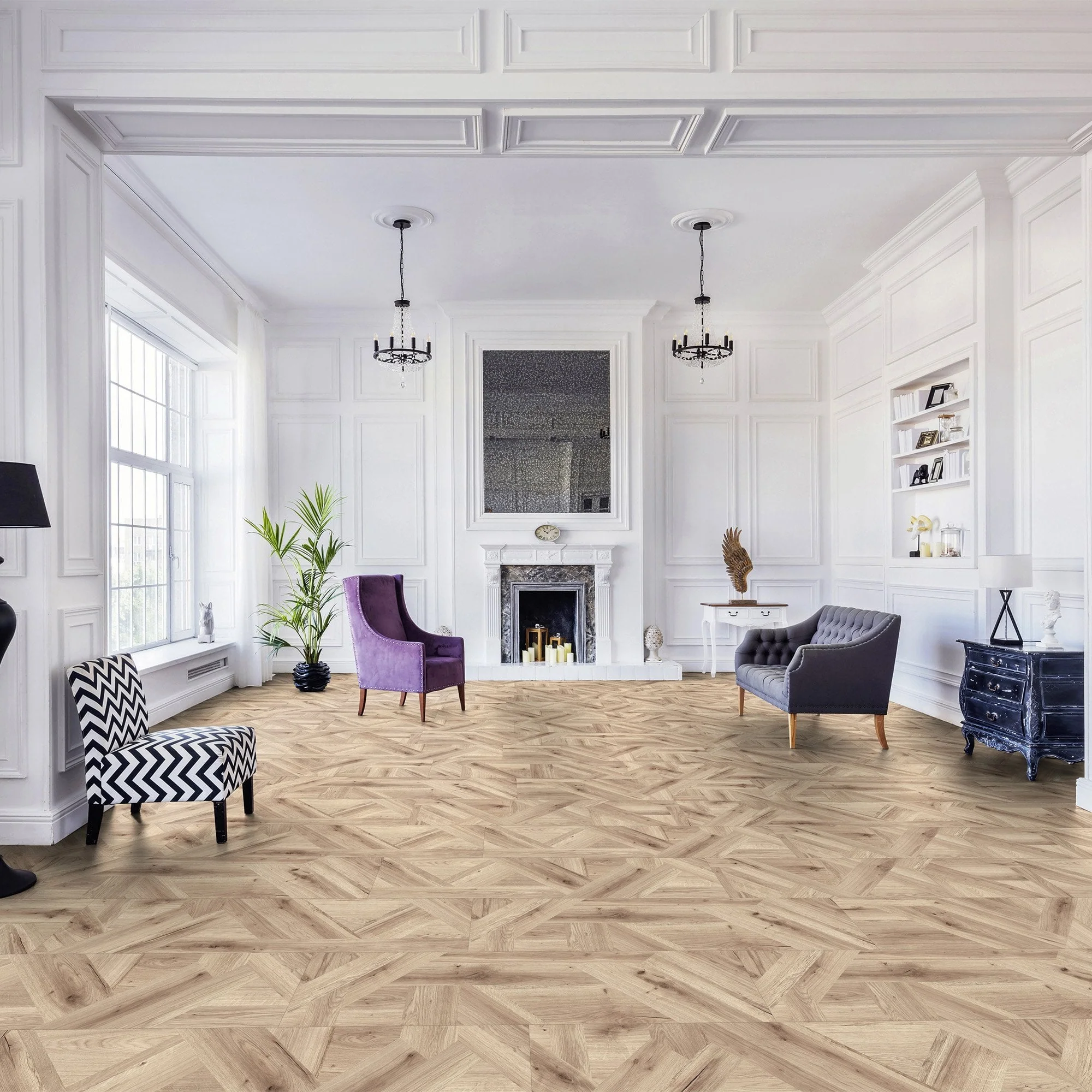 Nina - Aqua Pro Oak Milano Water-Resistant 8mm Laminate Flooring (121460) - Image 3