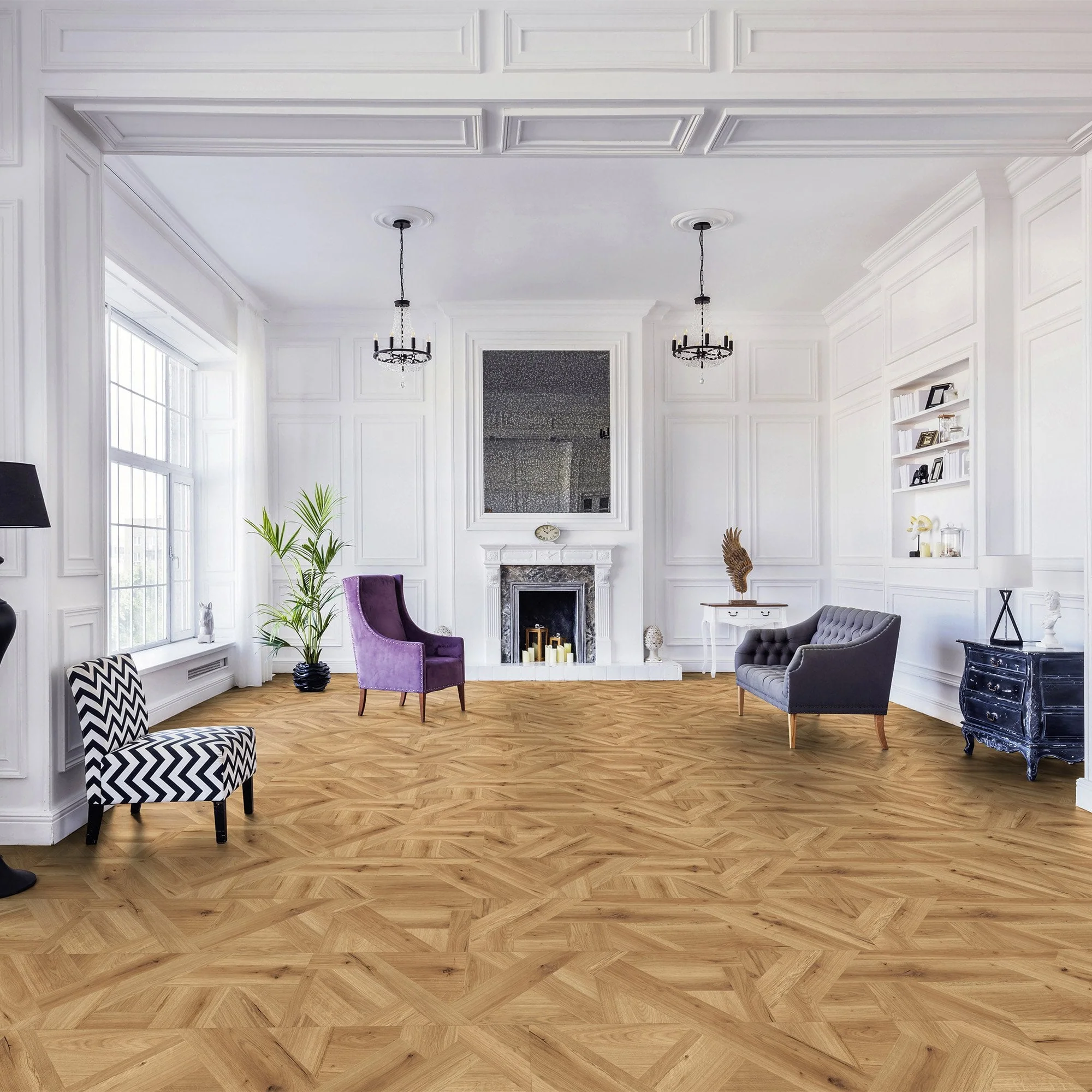 Reale - Aqua Pro Oak Milano Water-Resistant 8mm Laminate Flooring (121461) - Image 3