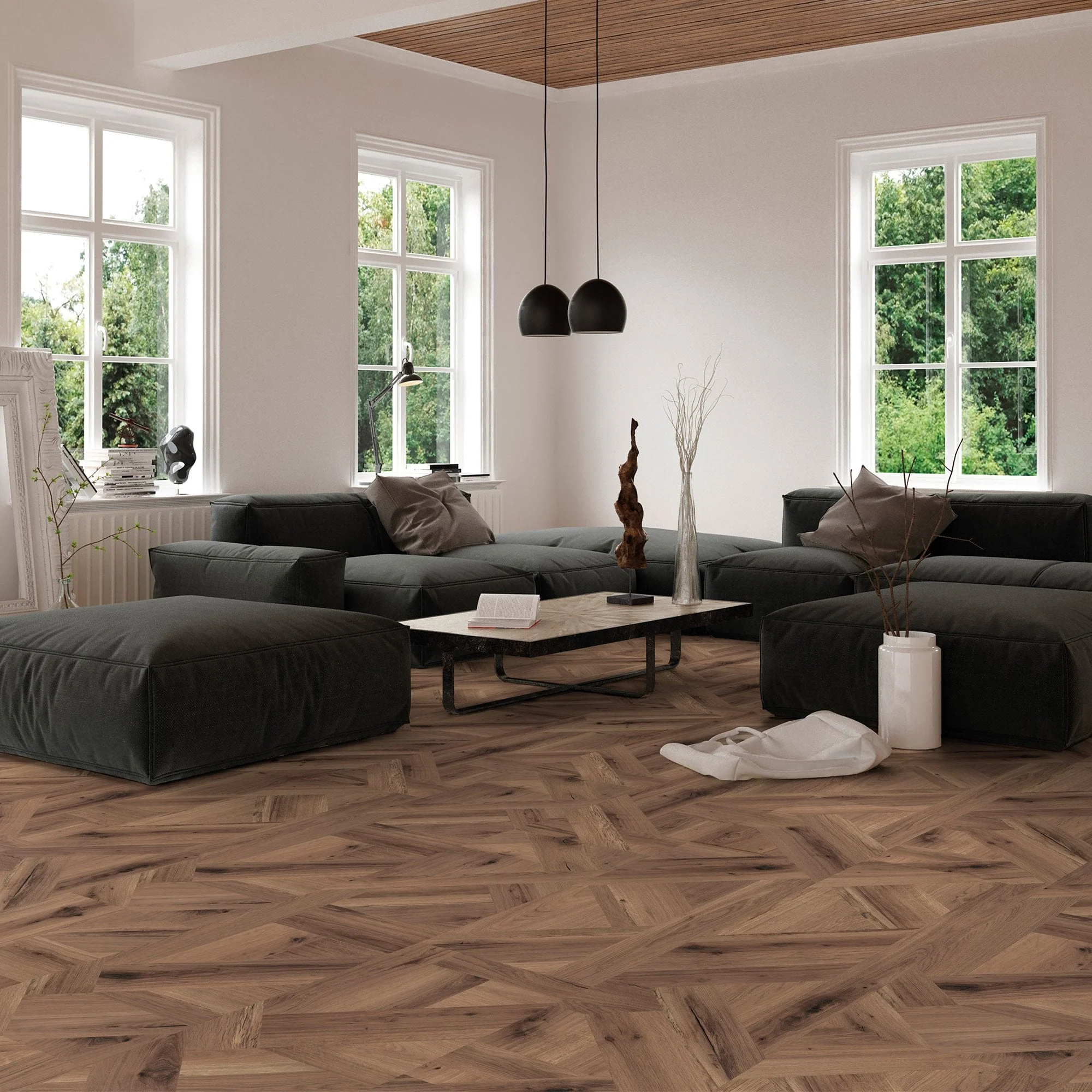 Vittorio - Aqua Pro Oak Milano Water-Resistant 8mm Laminate Flooring (121463) - Image 3