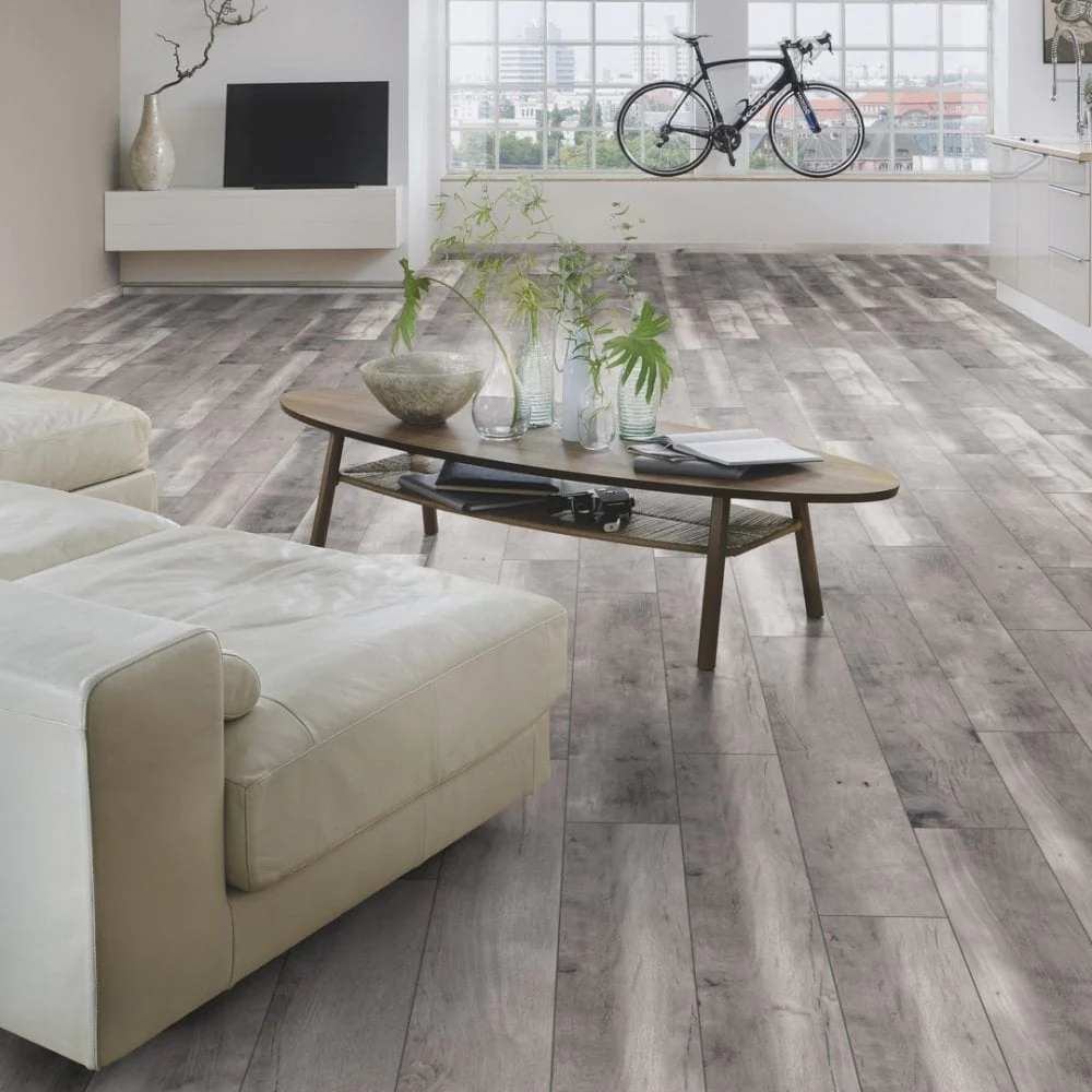 Blackwater Oak - Atlantic 10mm Handscraped Moisture Resistant Laminate Flooring (122435) - Image 7