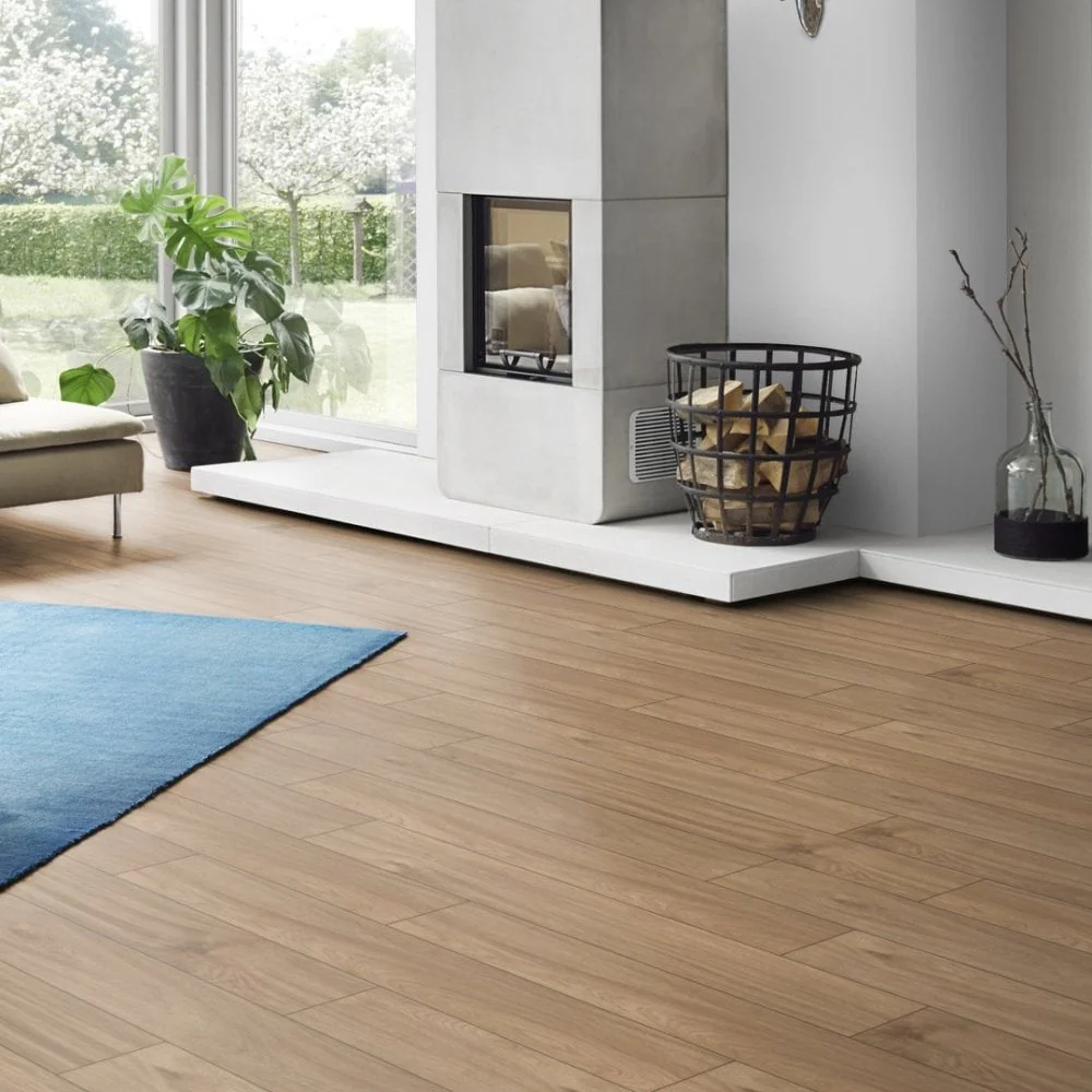 Credenza Oak - Supernatural Classic 8mm Embossed Laminate Flooring (122561) - Image 5