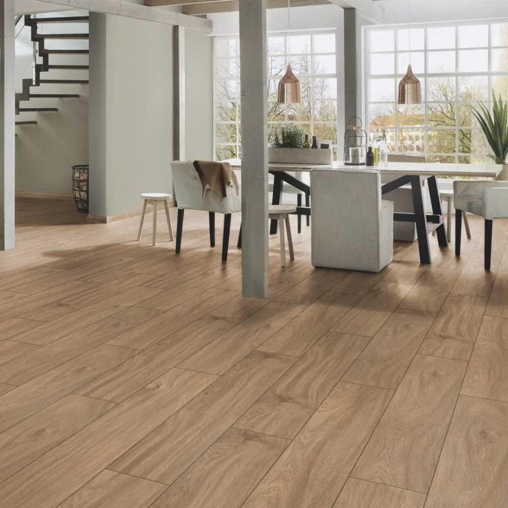 Credenza Oak - Supernatural Classic 8mm Embossed Laminate Flooring (122561) - Image 6