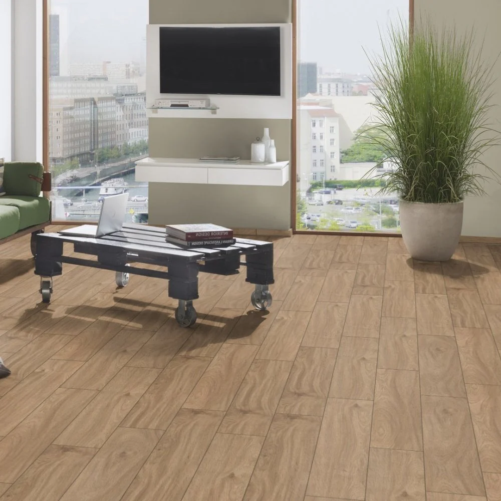 Credenza Oak - Supernatural Classic 8mm Embossed Laminate Flooring (122561) - Image 8
