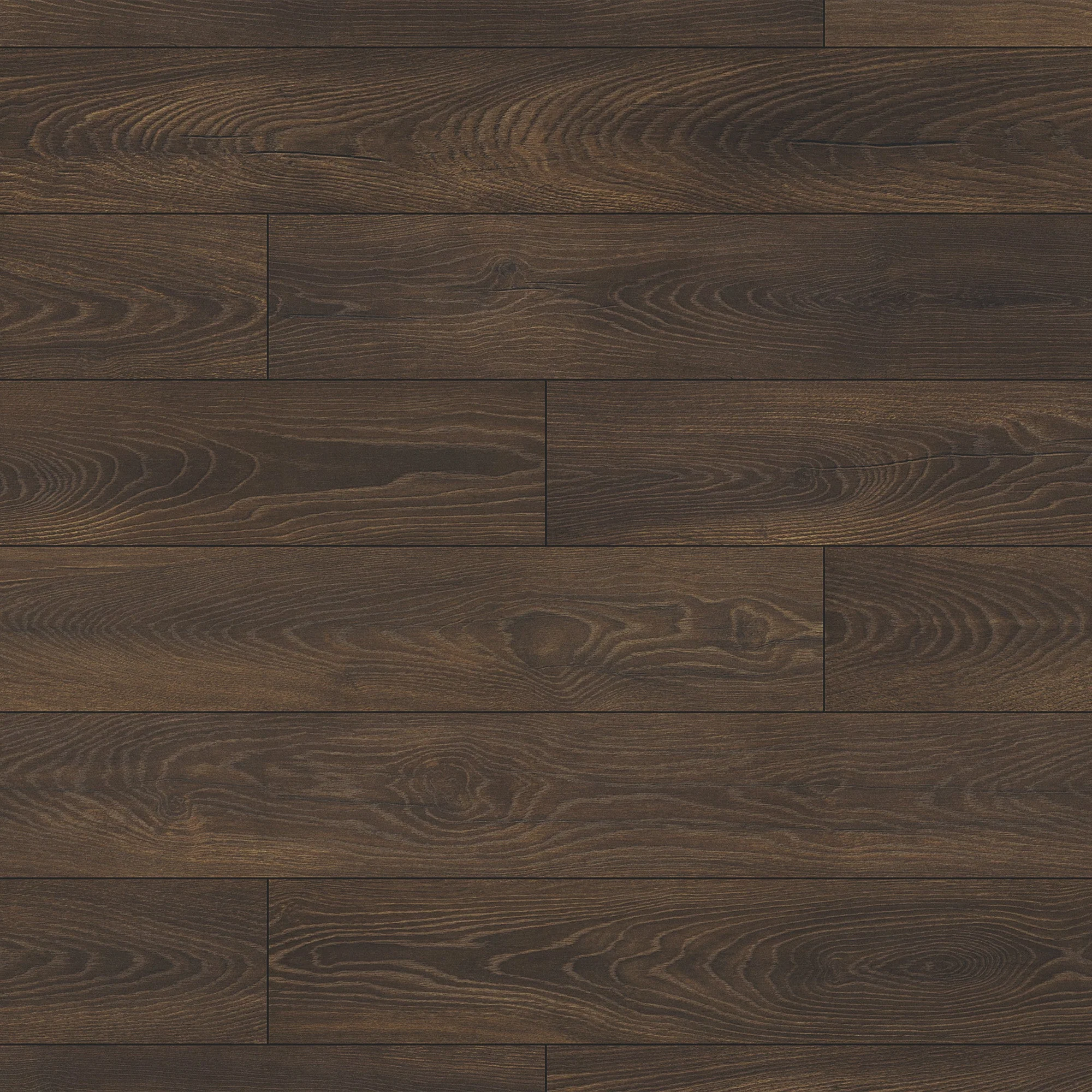 Espresso Carpenter Oak - Atlantic 10mm Handscraped Moisture Resistant Laminate Flooring (122474) - Image 2