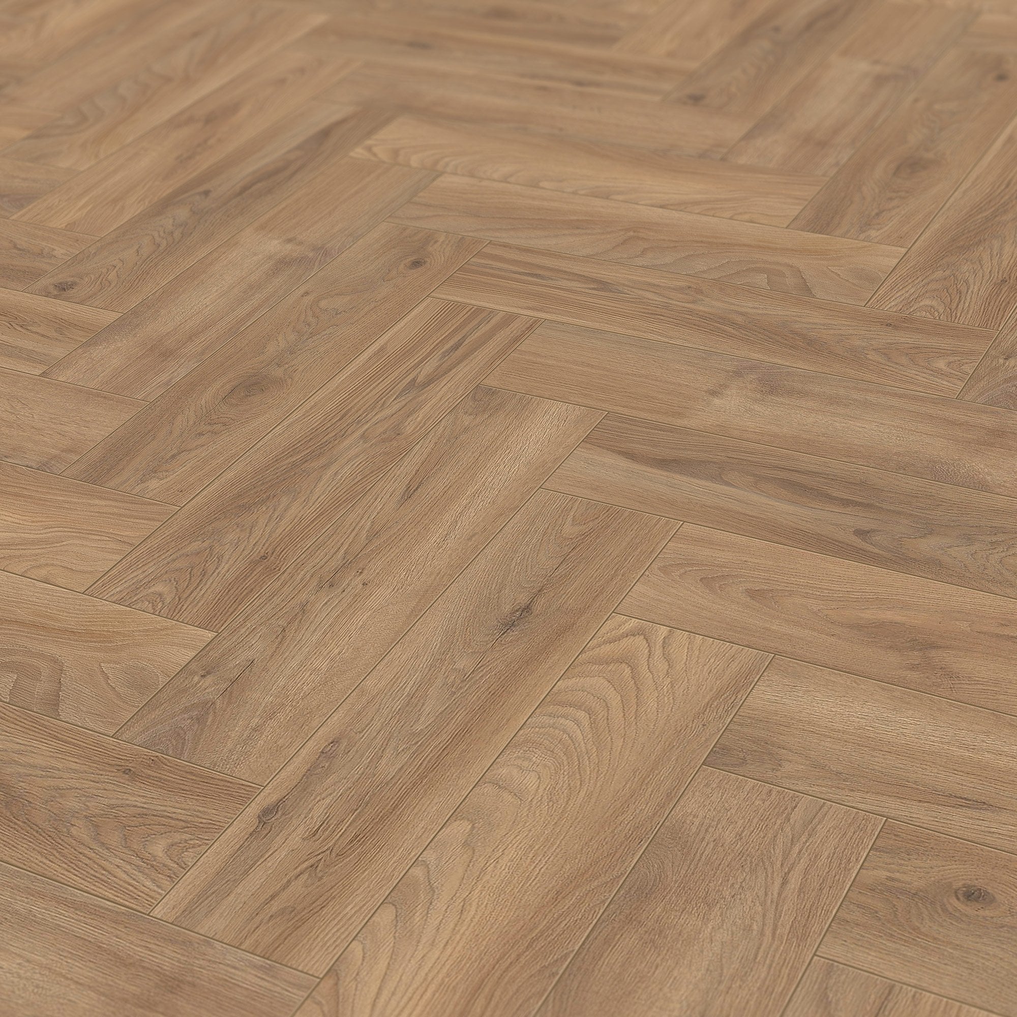 Historic Oak - Herringbone 8mm Laminate Flooring (122459) - Image 2