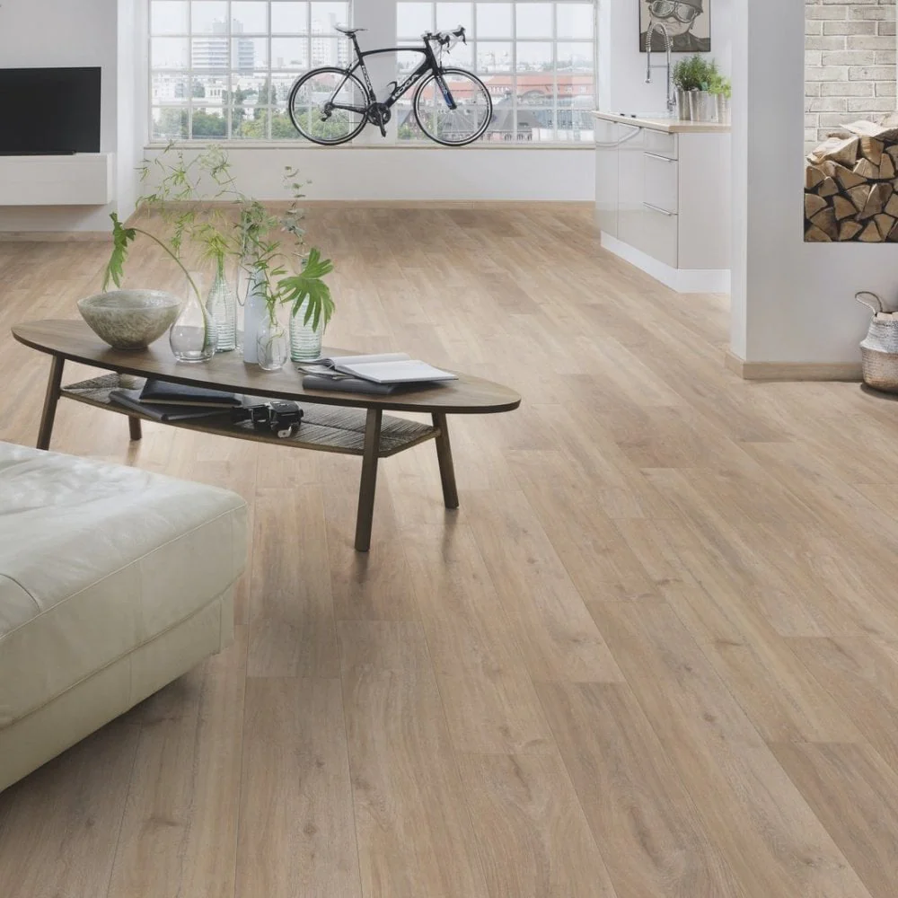 Khaki Oak - Supernatural Classic 8mm Embossed Laminate Flooring (122555) - Image 3