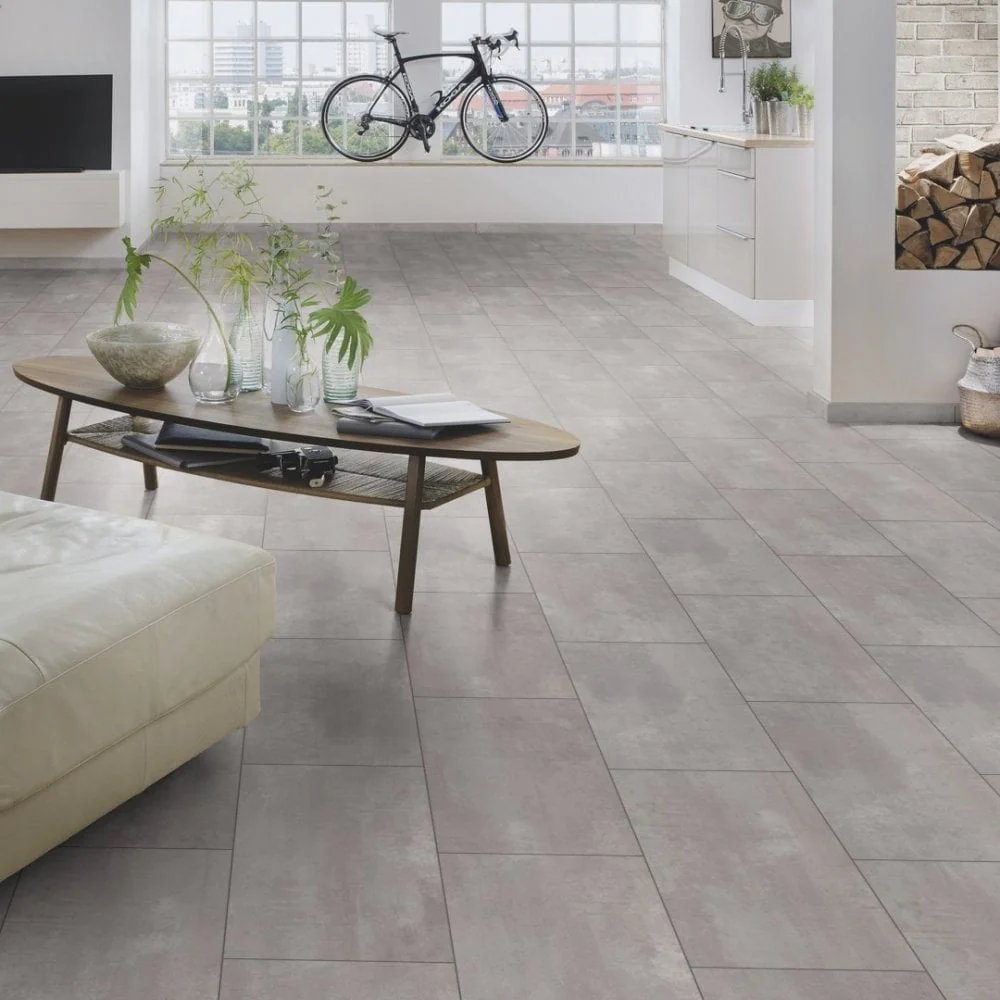 Pearl Grey - Atlantic 8mm Moisture Resistant Laminate Flooring (122466) - Image 3