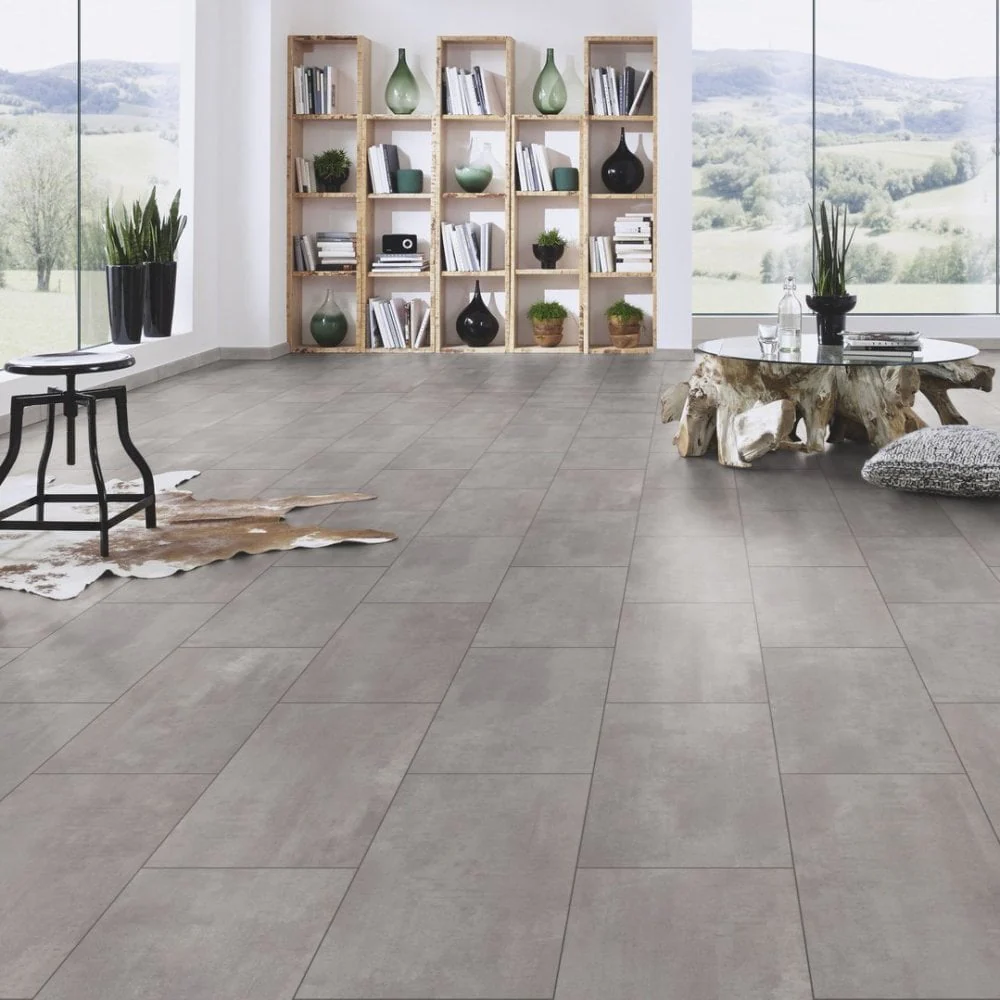 Pearl Grey - Atlantic 8mm Moisture Resistant Laminate Flooring (122466) - Image 7