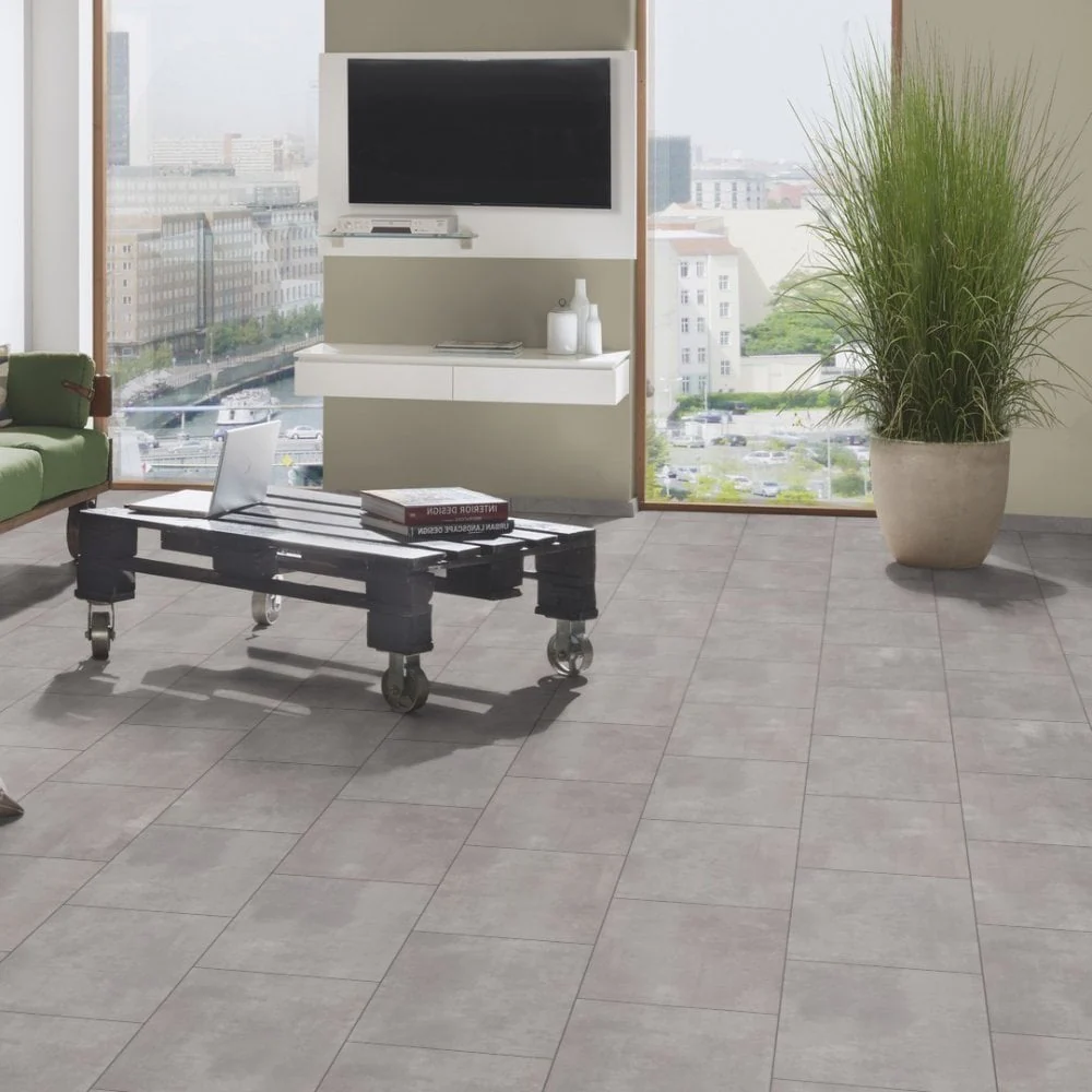 Pearl Grey - Atlantic 8mm Moisture Resistant Laminate Flooring (122466) - Image 8