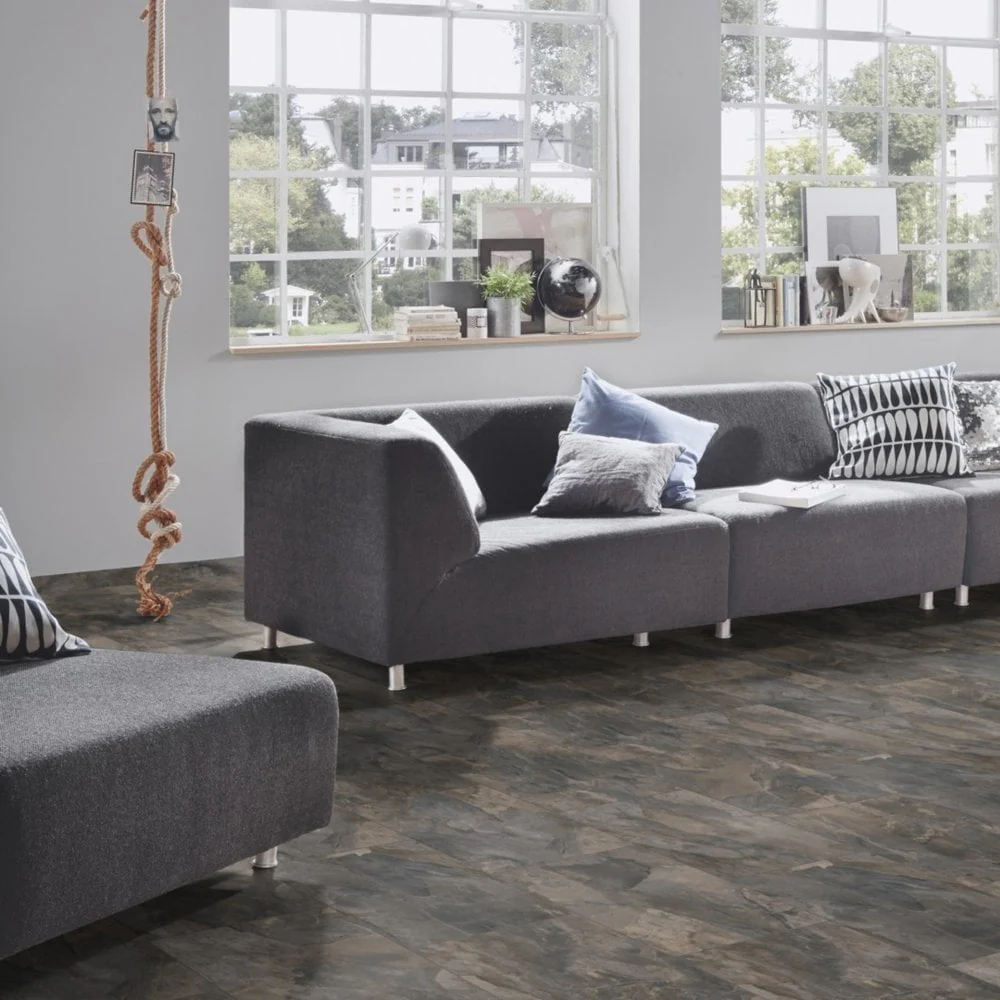 Pewter Slate - Atlantic 8mm Moisture Resistant Laminate Flooring (122432) - Image 10