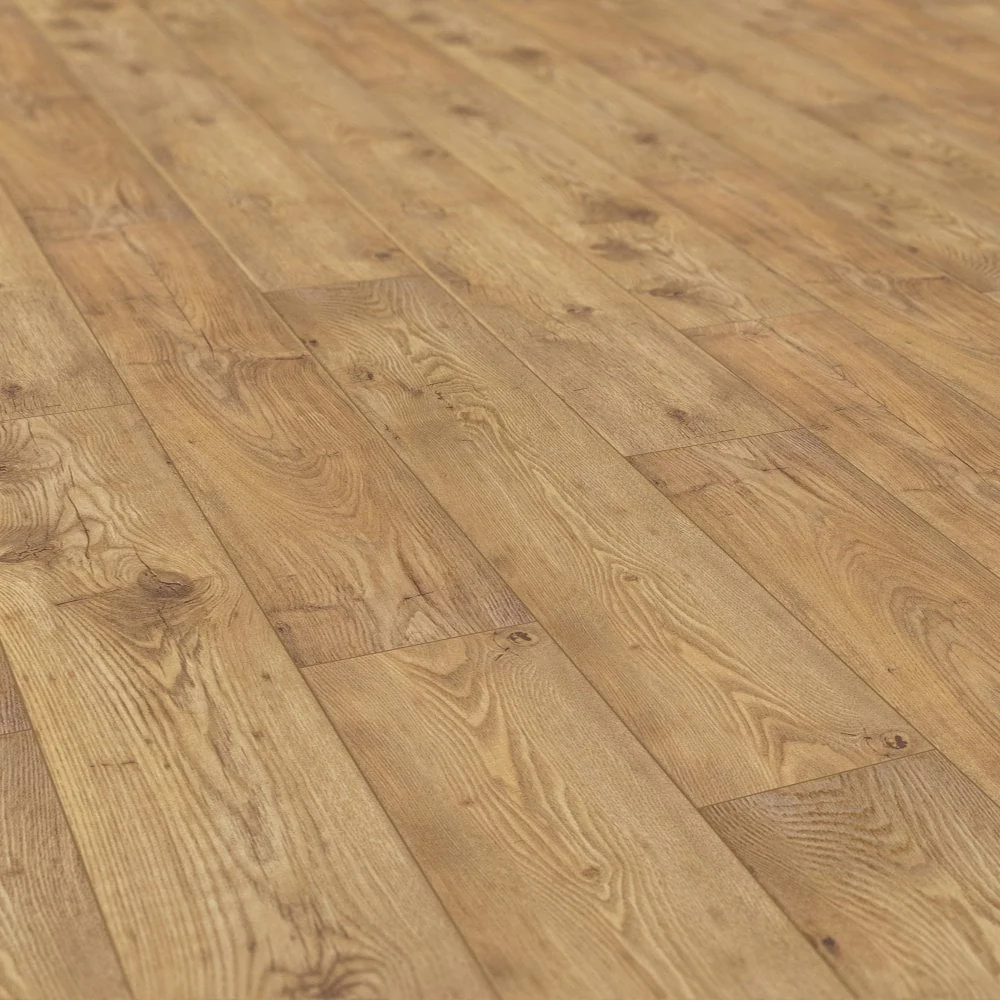 Tawny Chestnut - Atlantic 10mm Handscraped Moisture Resistant Laminate Flooring (122438) - Image 2