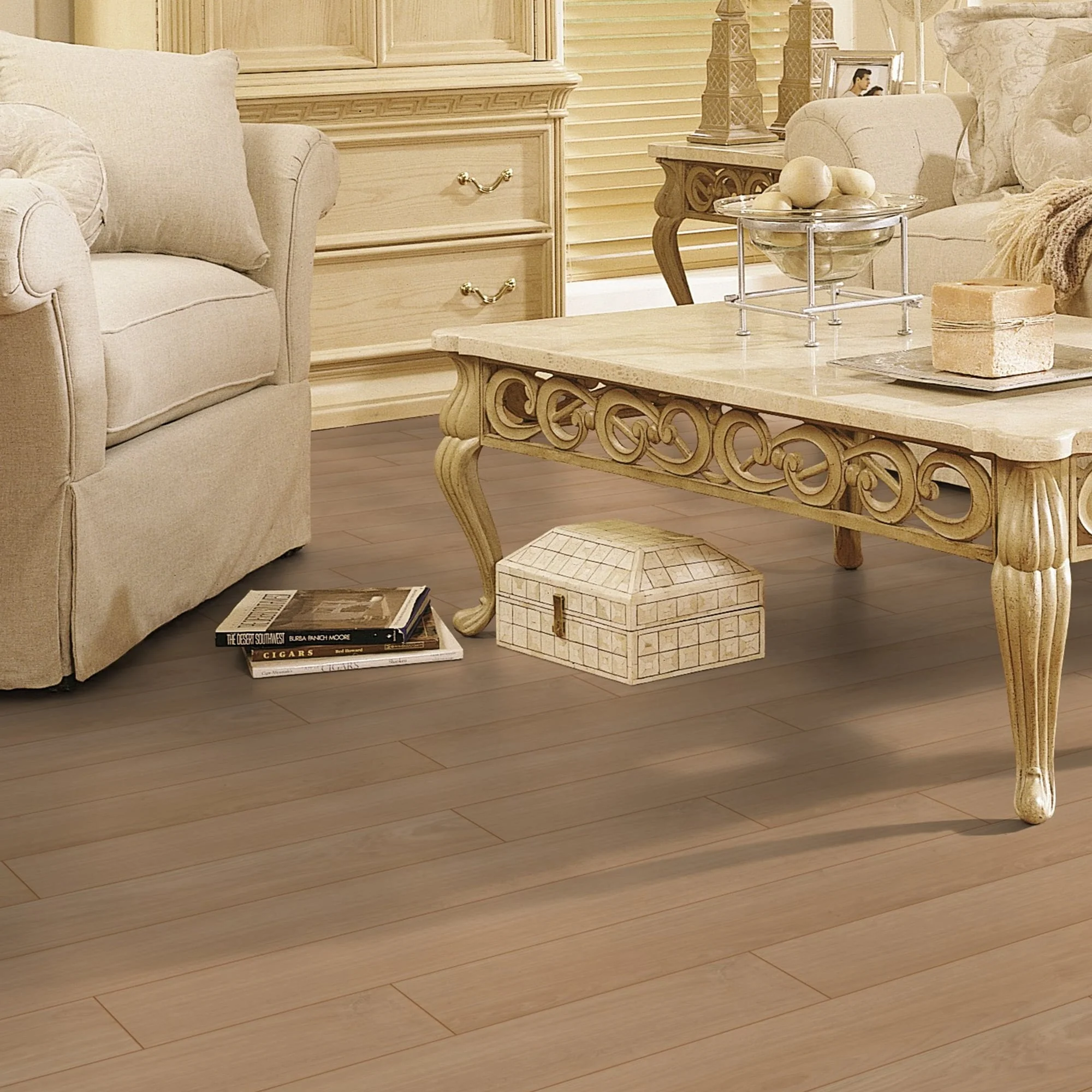 Waveless Nature Oak - Exquisite 8mm Laminate Flooring (54183) - Image 3