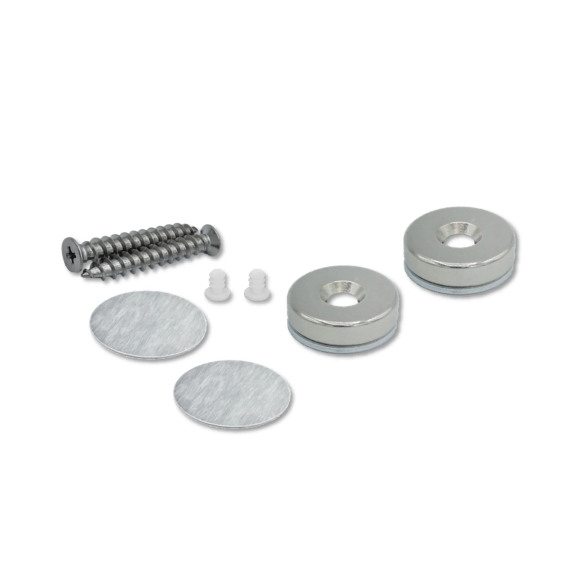 24mm Flush Mounted Countersunk Magnetic Catch - Satin Stainless Steel (122069) - Image 2