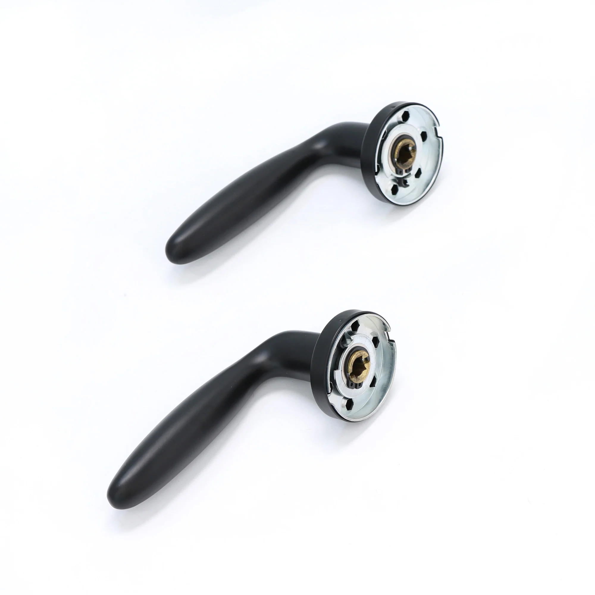 Superior Sirius Lever on Round Rose Handle Set - Matt Black (123485) - Image 4