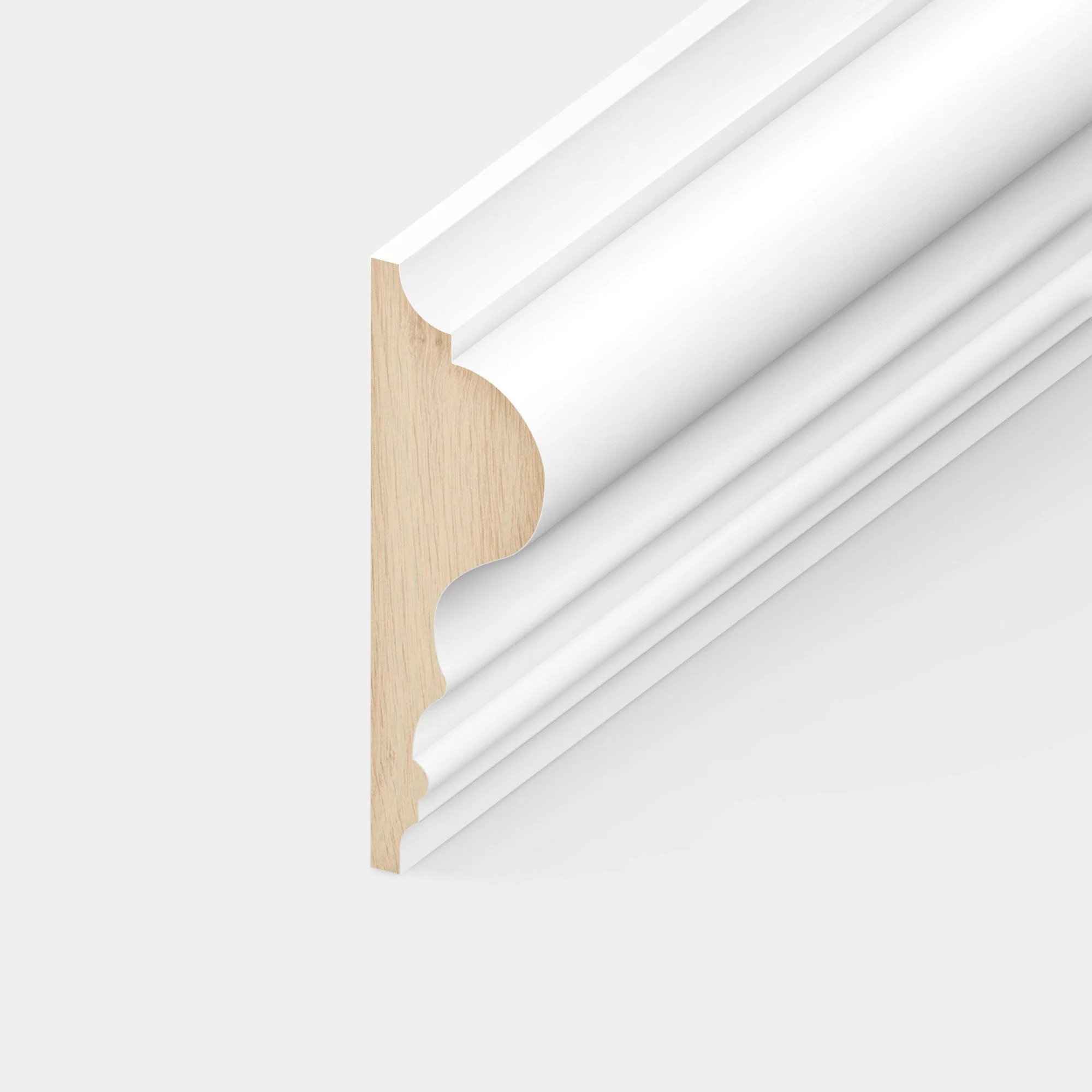 2.4m White Painted Dado Rail 20mm x 69mm - Image 3