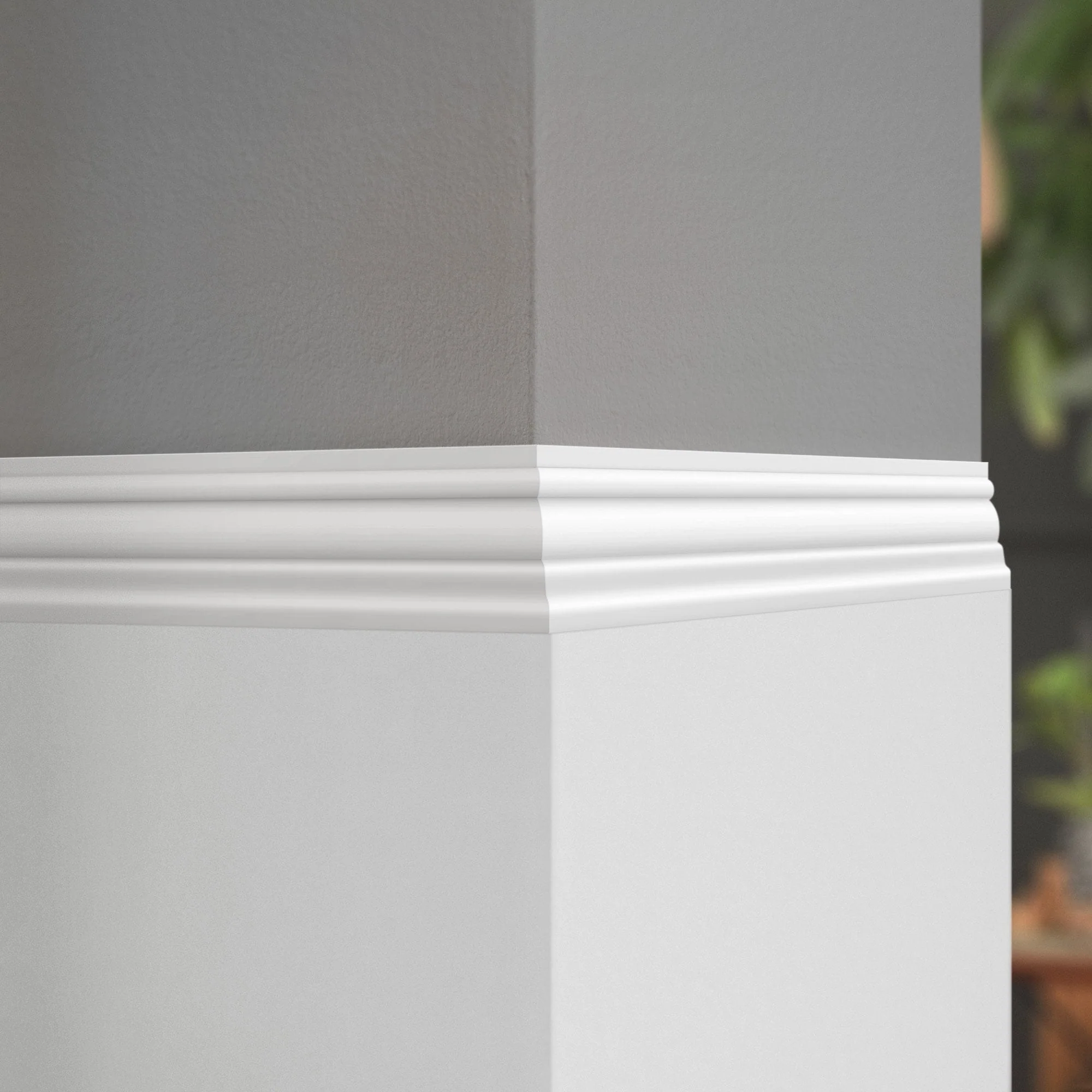 2.4m White Painted Barrel Moulding 12mm x 34mm - Image 2