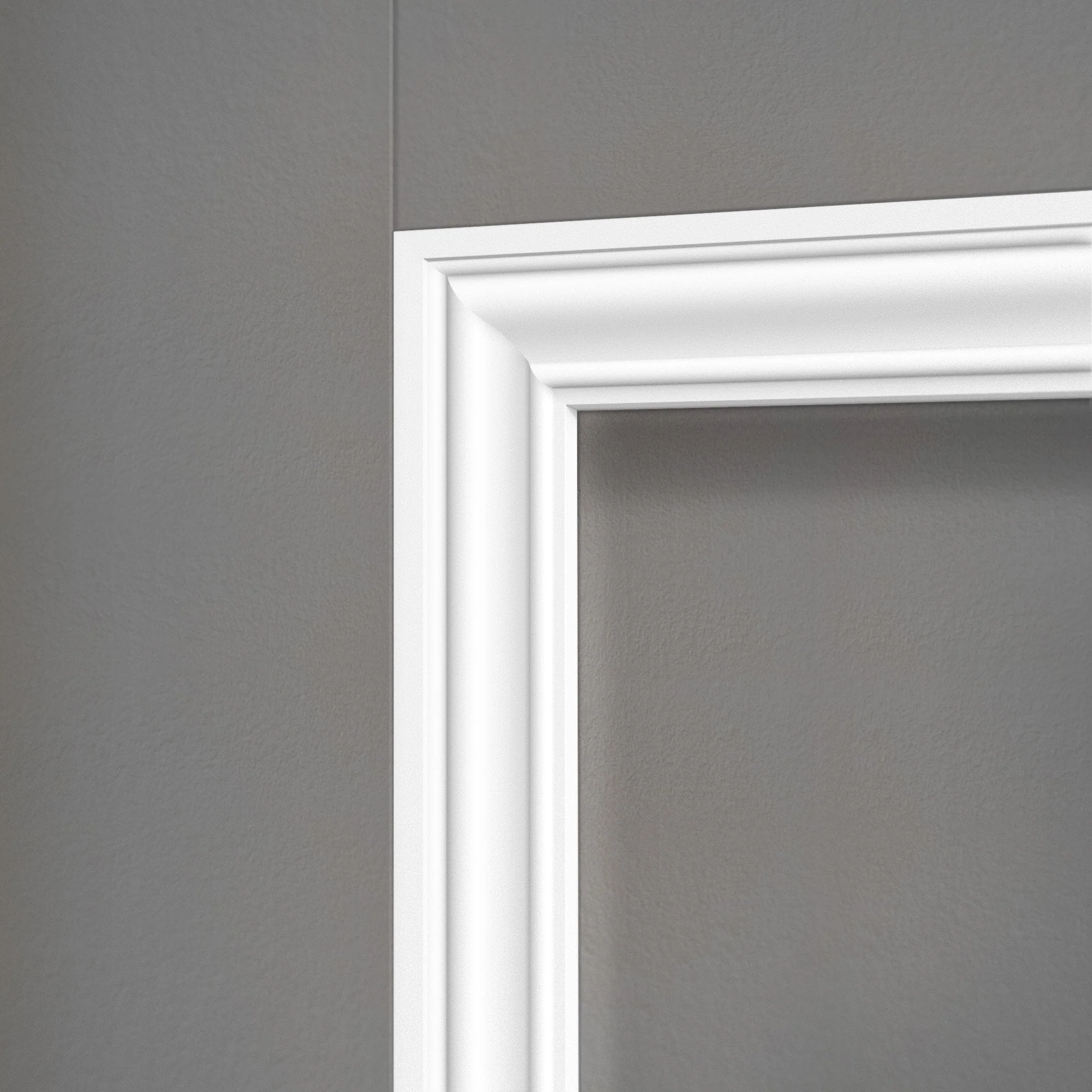 2.4m White Painted Decorative Moulding 12mm x 32mm - Image 3