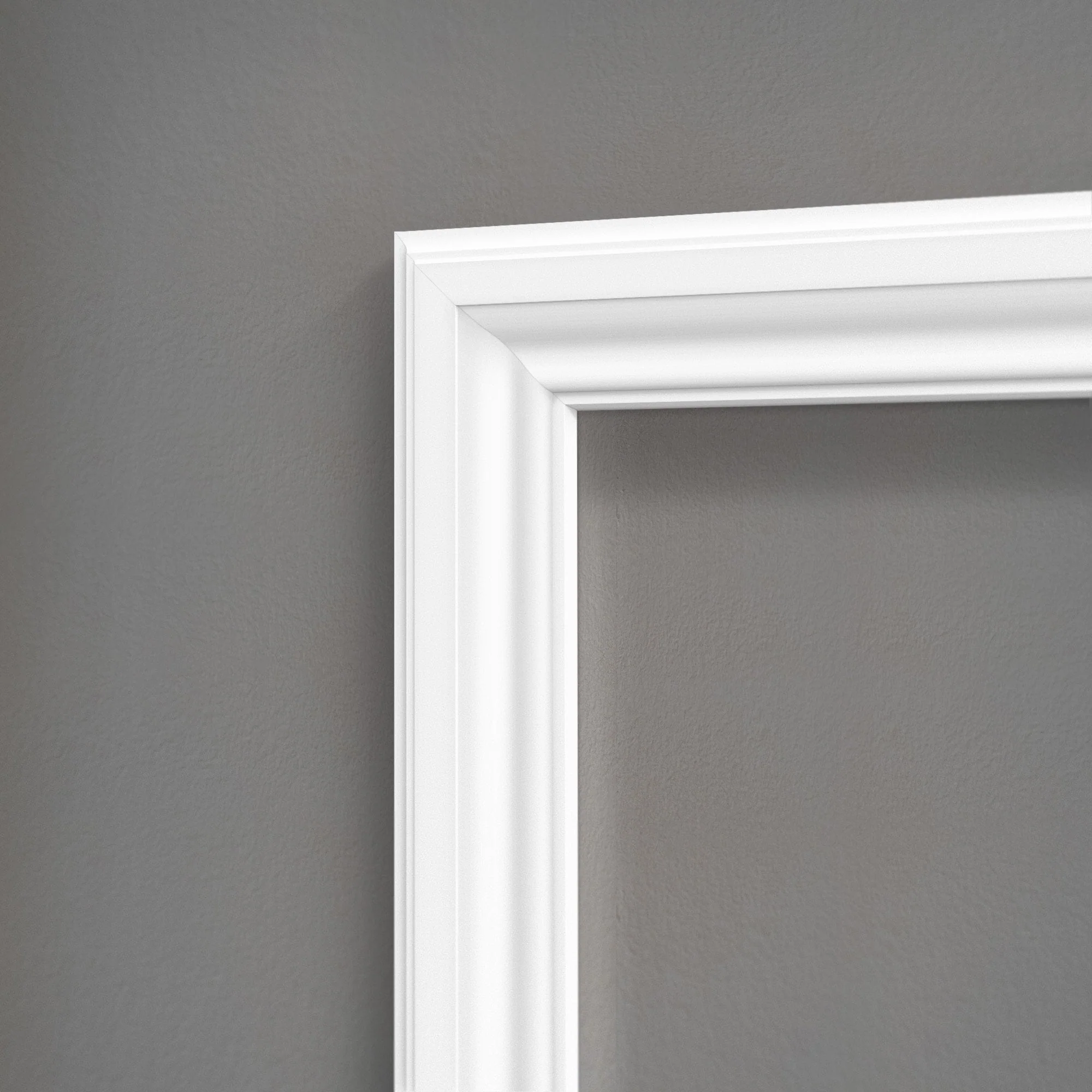 2.4m White Painted Decorative Moulding 12mm x 32mm - Image 4