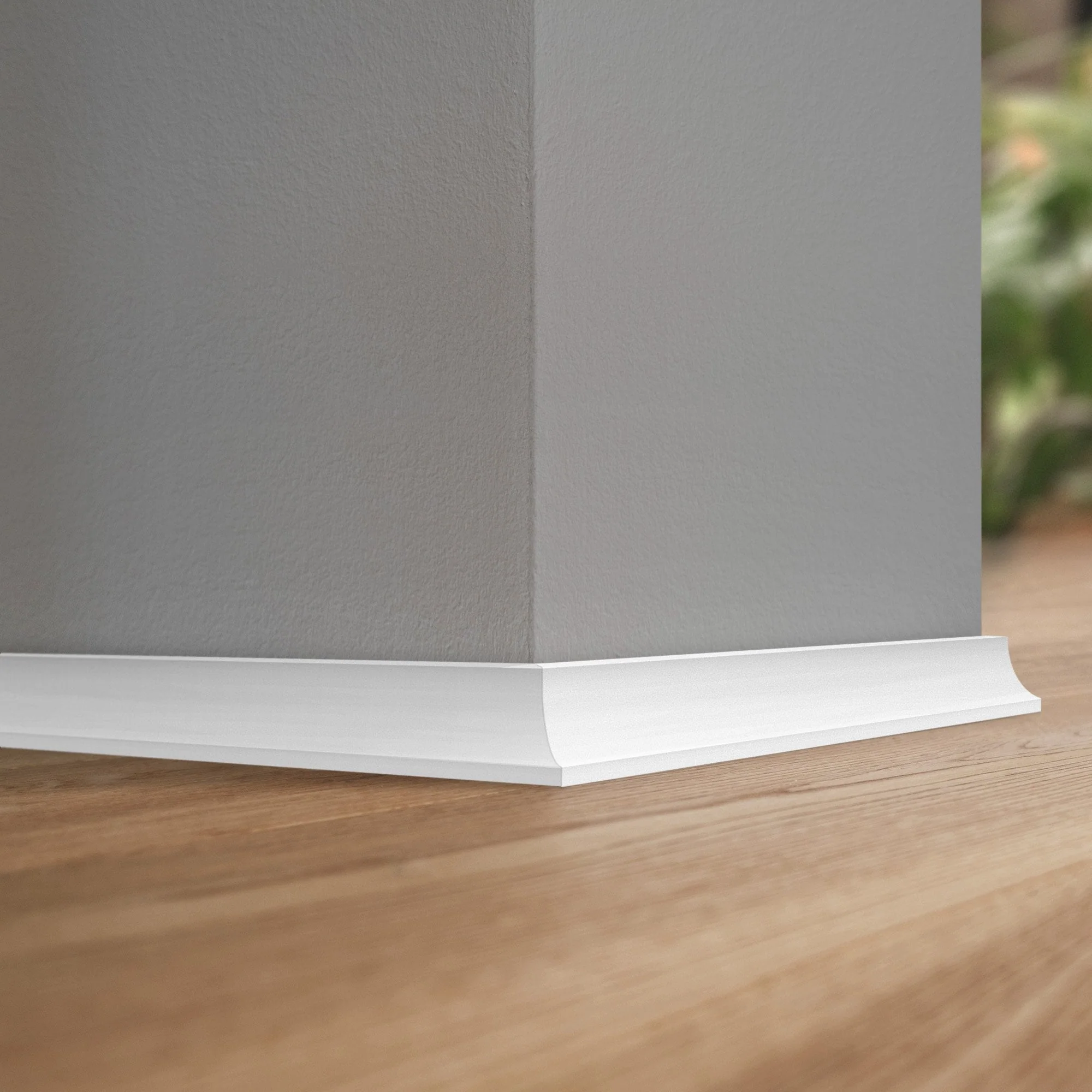 2.4m White Painted Decorative Beading 16mm x 19mm - Image 2