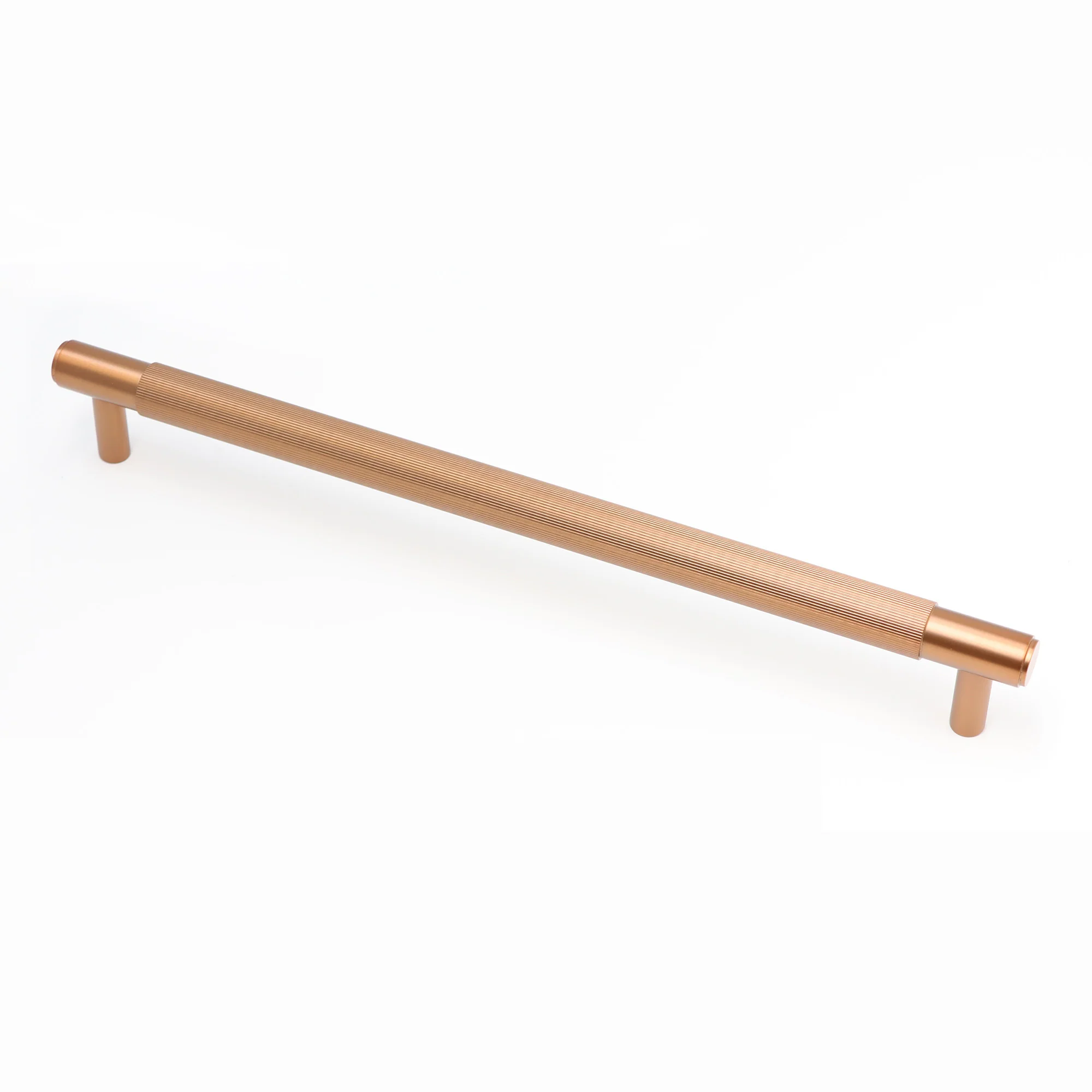 Fluted Large Round T-Bar Pull Handle - Rose Gold (123434) - Image 3