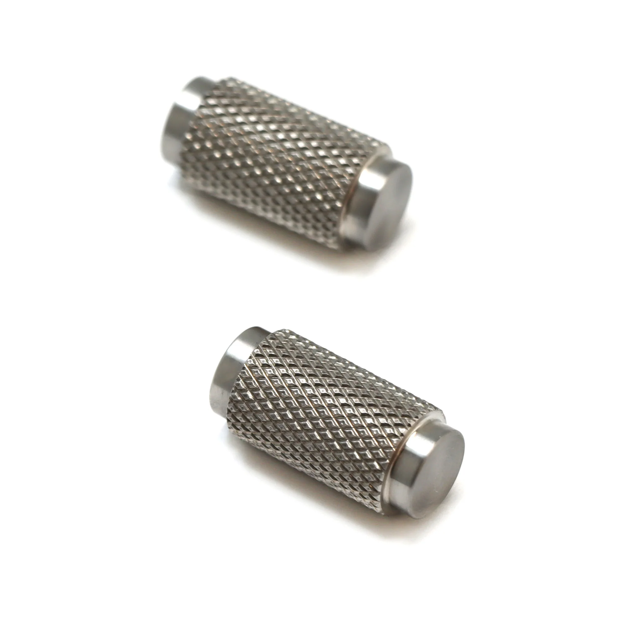 Knurled Small Round Cabinet Door Knob - Satin Stainless Steel (123446) - Image 3