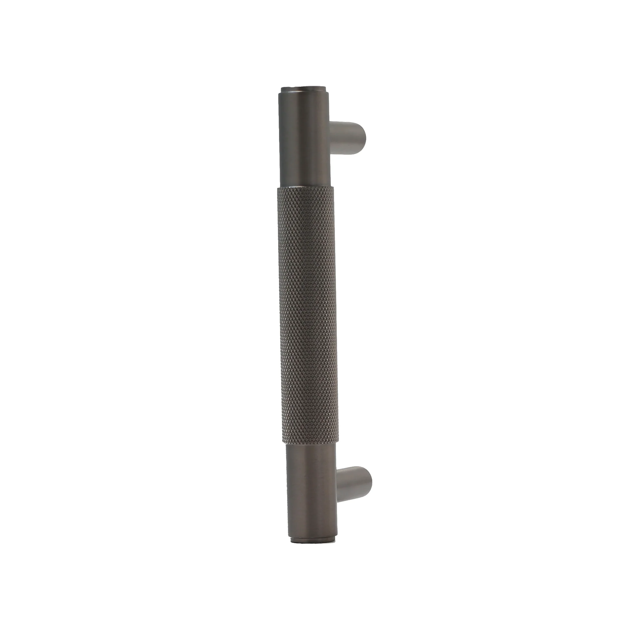 Knurled Small Round T-Bar Pull Handle - Gun Metal (123410) - Image 4