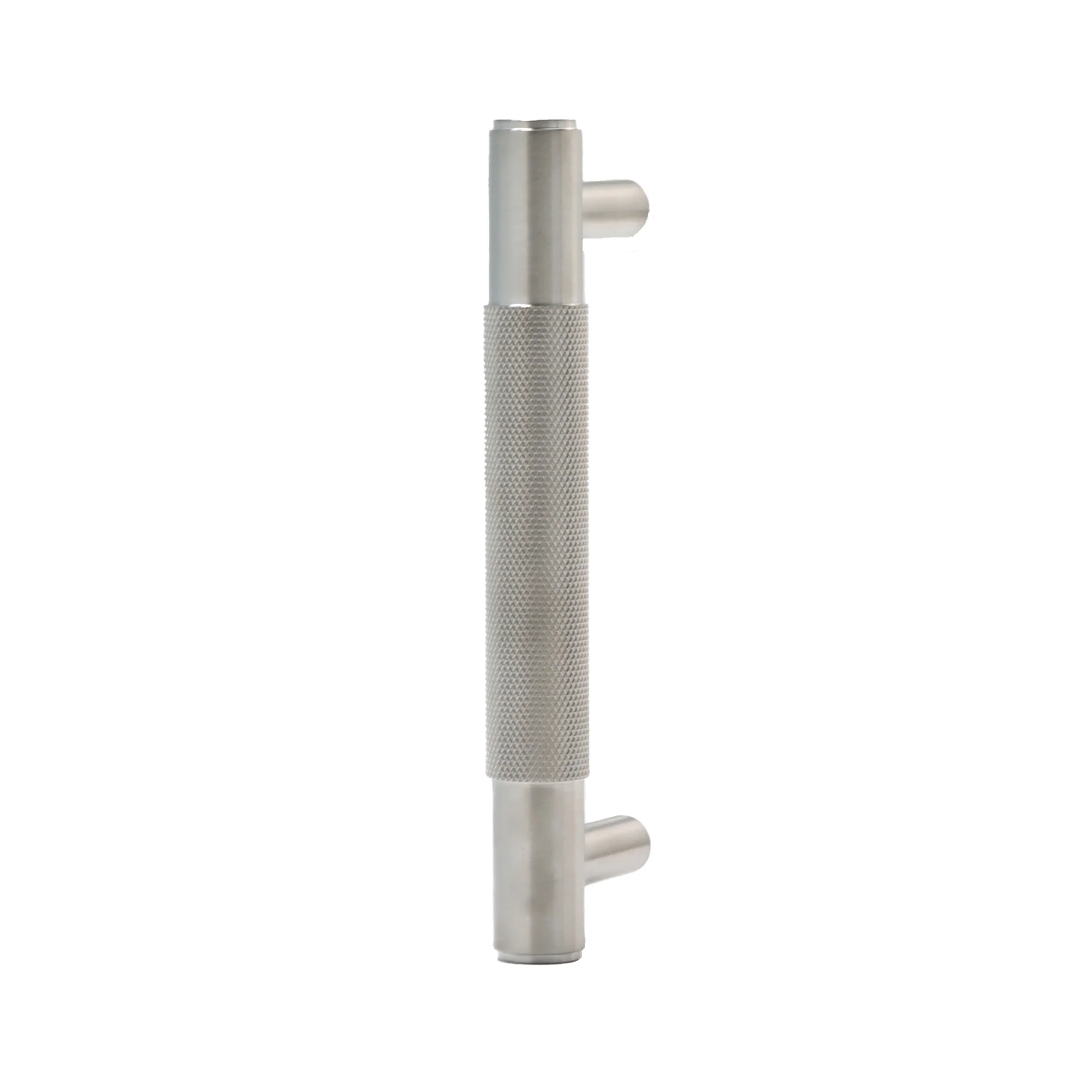 Knurled Small Round T-Bar Pull Handle - Satin Stainless Steel (123406) - Image 4