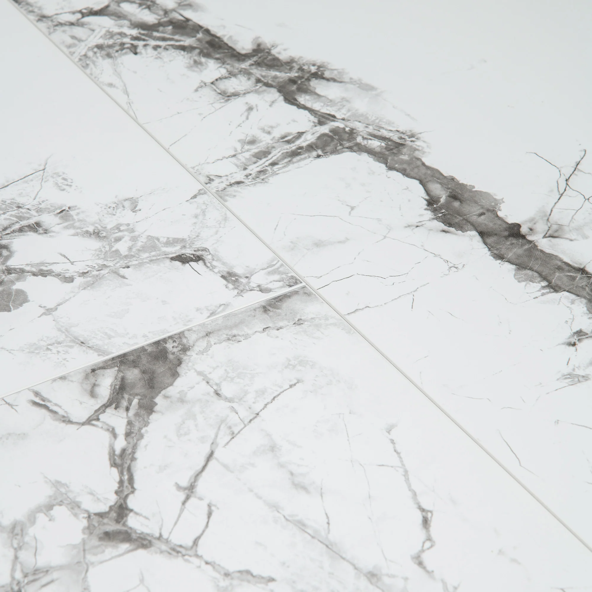 White Marble - Luxe Vision SPC 4mm UV Resistant Coating Wall Panelling Sample - LT-2661 (SKU-345284) - Image 2