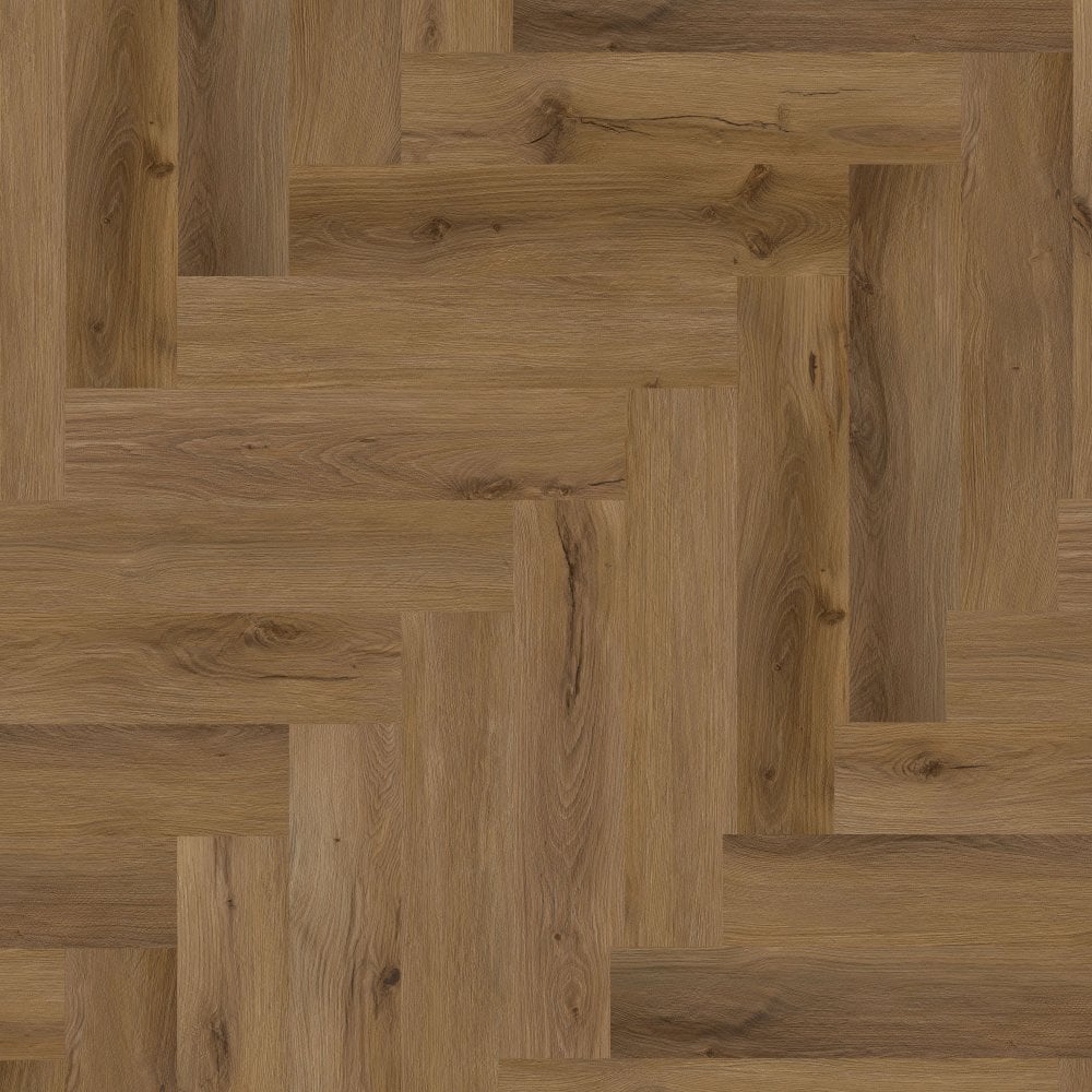 Maple Ridge Oak - Foundation Herringbone LVT 5mm Anti-Microbial UV Coated Rigid Core Vinyl Flooring (123005) - Image 2
