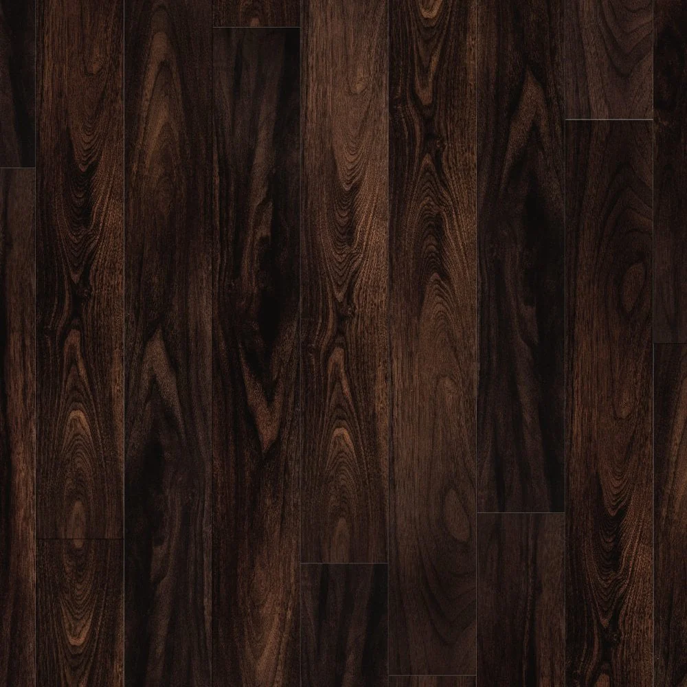 Rich Walnut - Glamour 12mm High Gloss Laminate Flooring (122131) - Image 2
