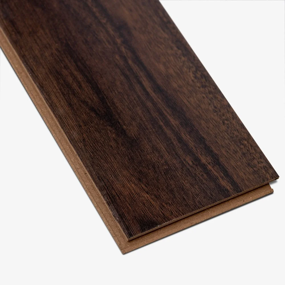 Rich Walnut - Glamour 12mm High Gloss Laminate Flooring (122131) - Image 6