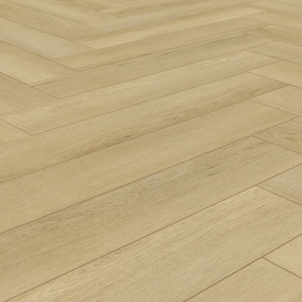 Trail Oak - Foundation Herringbone LVT 5mm Anti-Microbial UV Coated Rigid Core Vinyl Flooring (123000) - Image 3