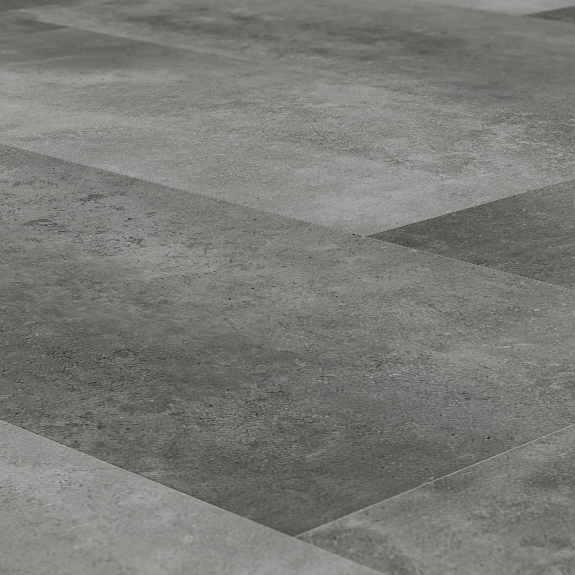 Xonic Grey - Luxe Vision Pre-Grouted 5.5mm Stone Embossed UV Coated Rigid Core Vinyl Flooring (123034) - Image 3