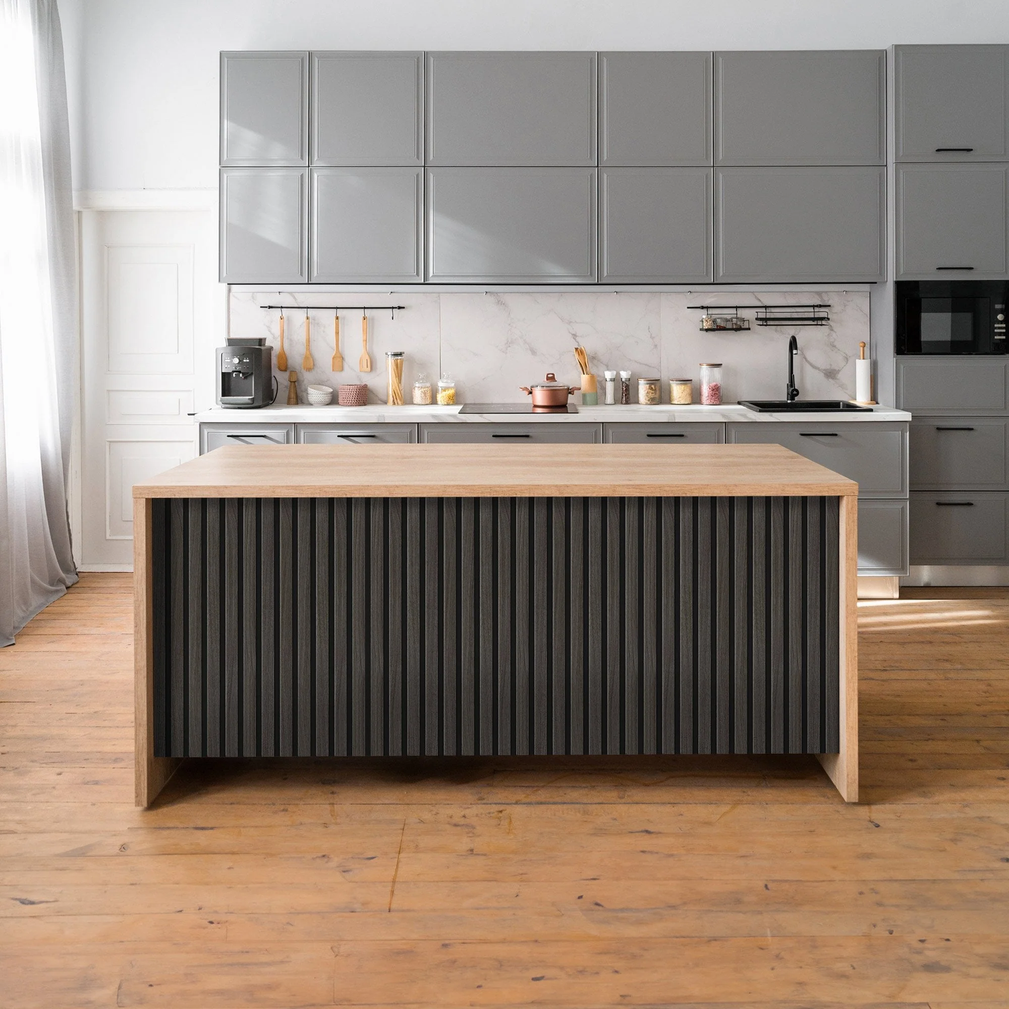 Dark Grey - Elevation Acoustic 20mm Fully Finished Wall Panelling (120985) - Image 8