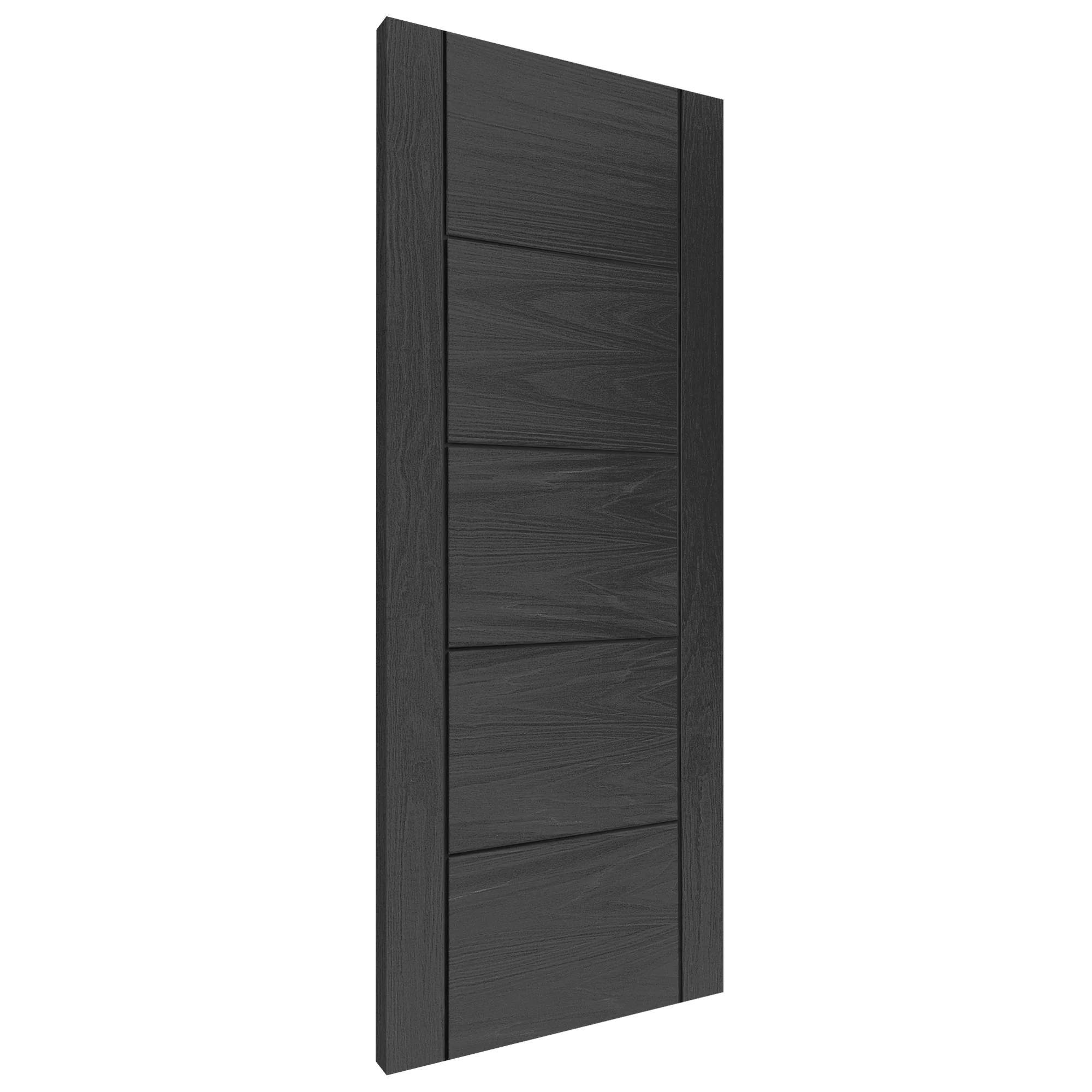 Ash Grey Internal Fully Finished Parma 5 Panel Door (121183) - Image 2