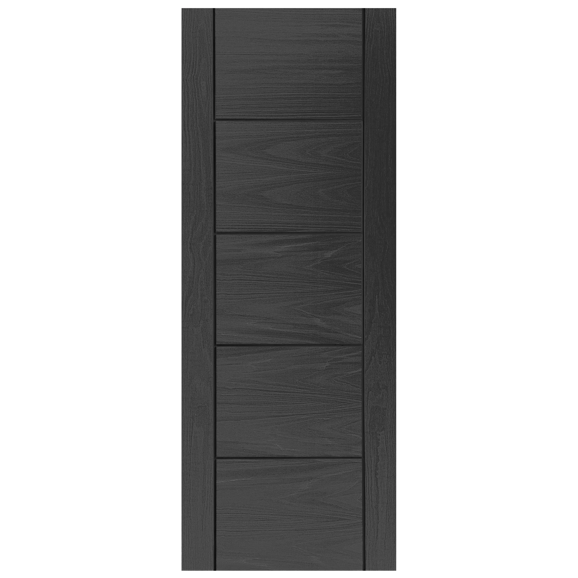 Ash Grey Internal Fully Finished Parma 5 Panel Door (121183) - Image 3