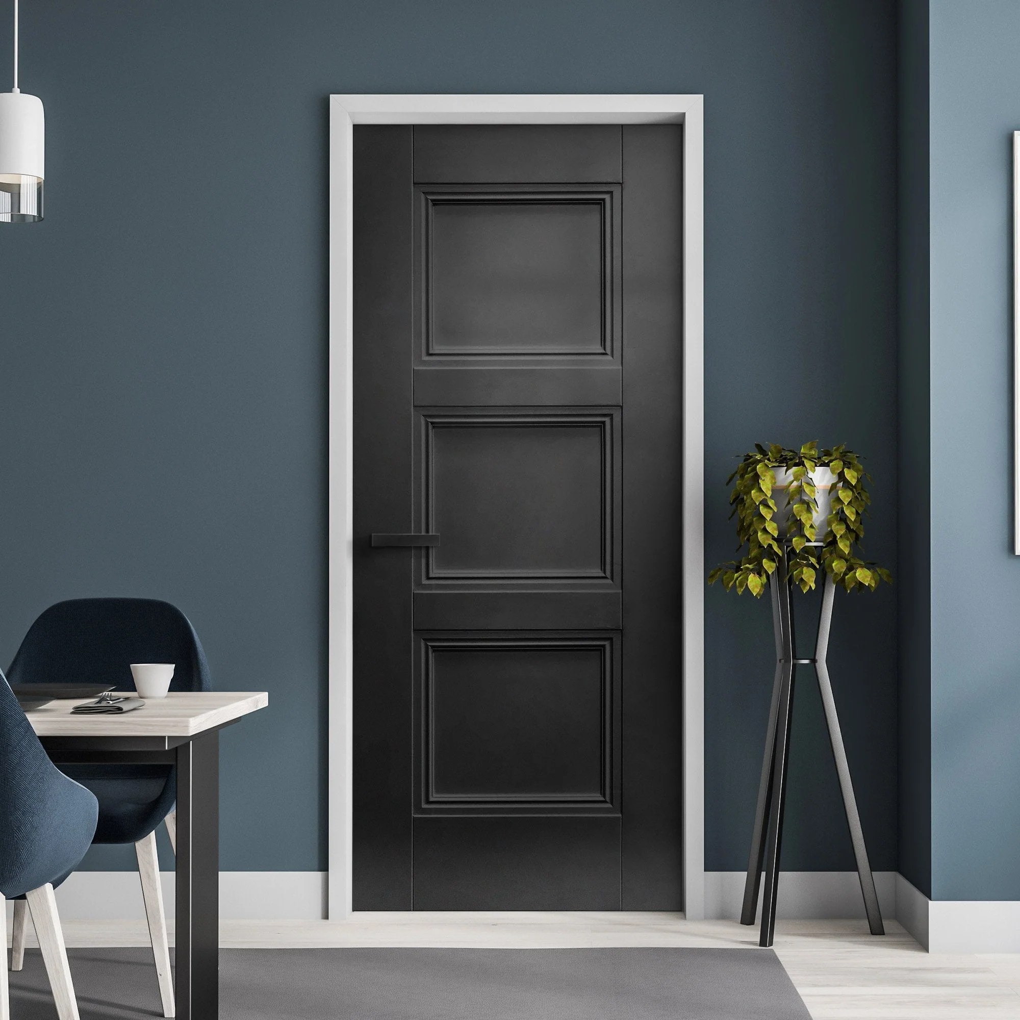 Black Fully Finished Internal Elegance Ripley Made-to-Measure Door